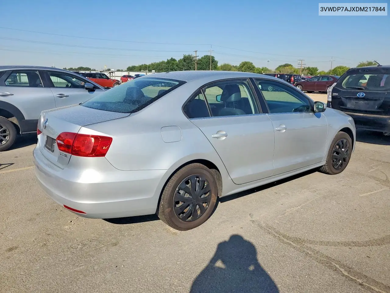 2013 Volkswagen Jetta Se VIN: 3VWDP7AJXDM217844 Lot: 59882346