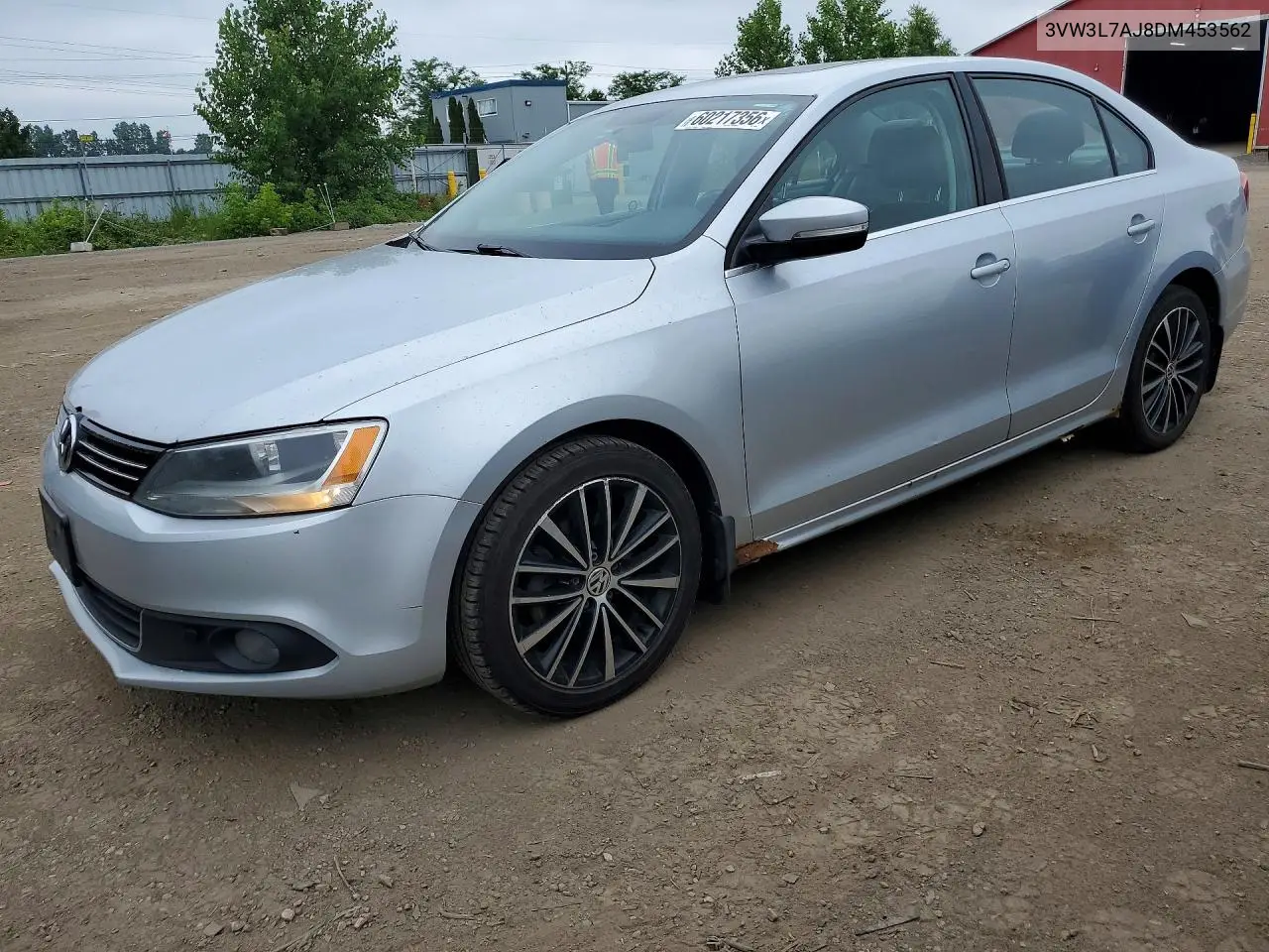 2013 Volkswagen Jetta Tdi VIN: 3VW3L7AJ8DM453562 Lot: 60217356