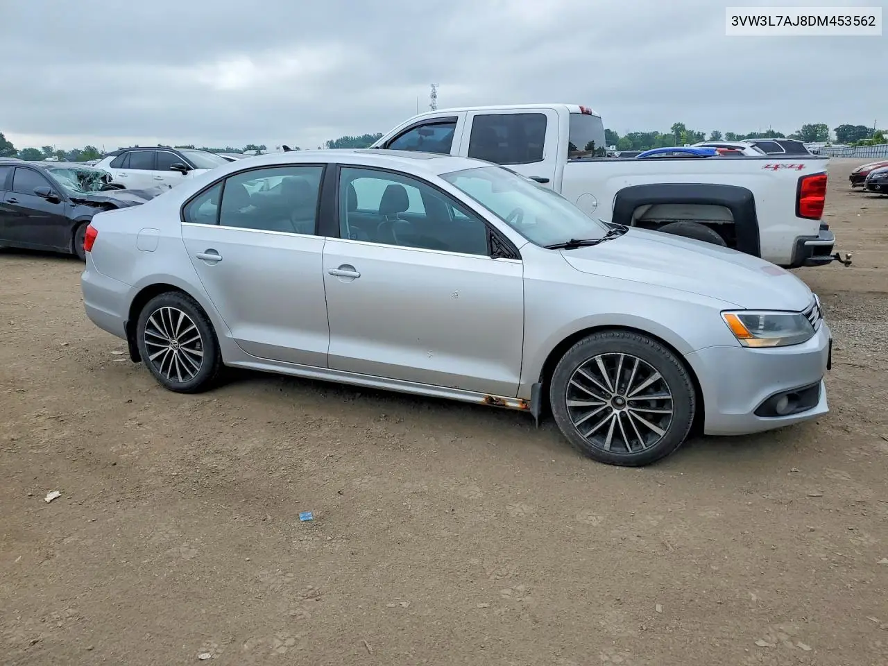 2013 Volkswagen Jetta Tdi VIN: 3VW3L7AJ8DM453562 Lot: 60217356