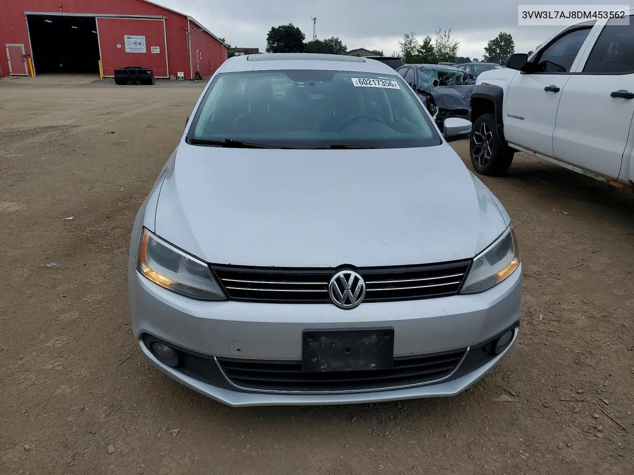 2013 Volkswagen Jetta Tdi VIN: 3VW3L7AJ8DM453562 Lot: 60217356