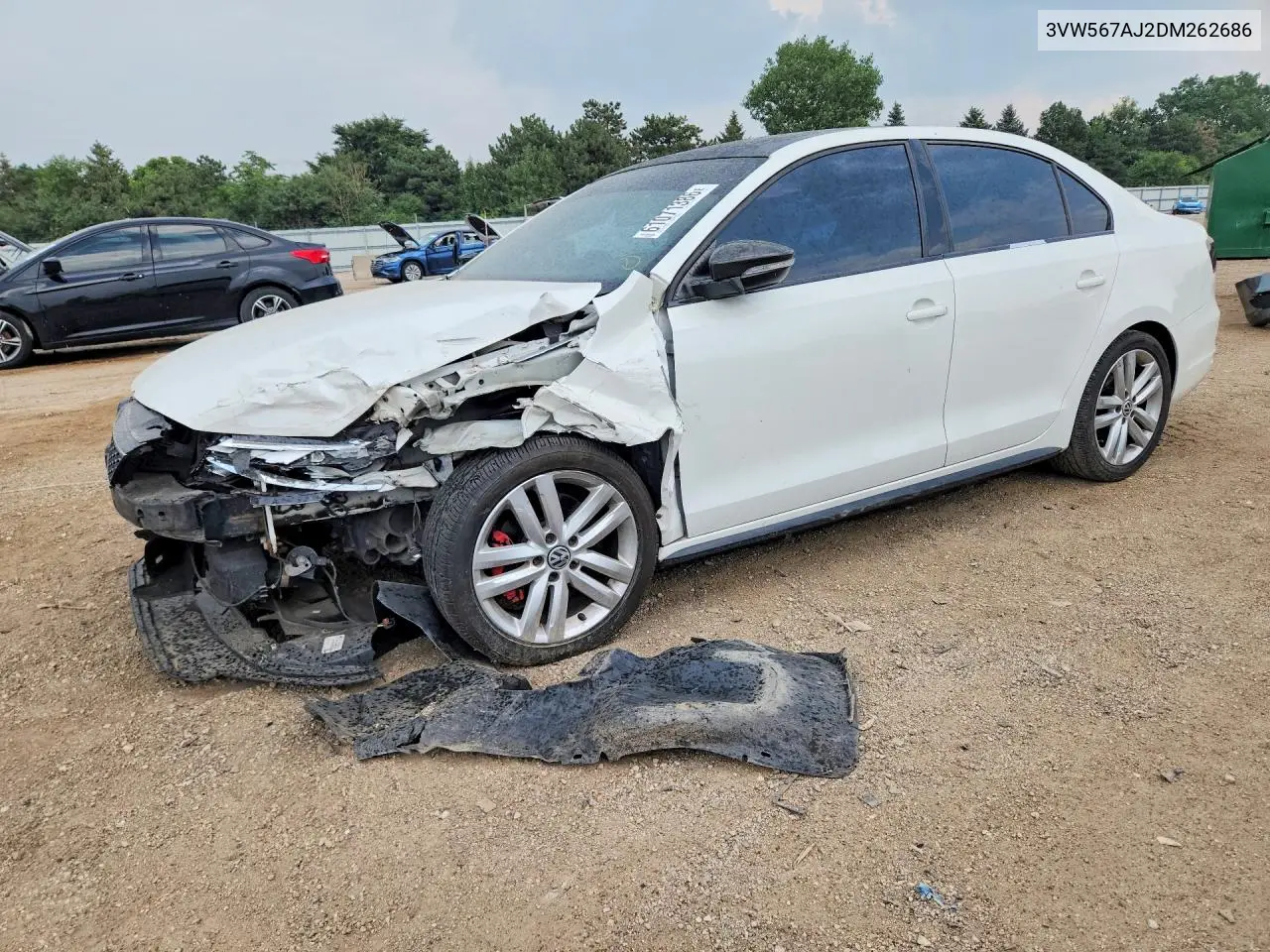 2013 Volkswagen Jetta Gli VIN: 3VW567AJ2DM262686 Lot: 61071386