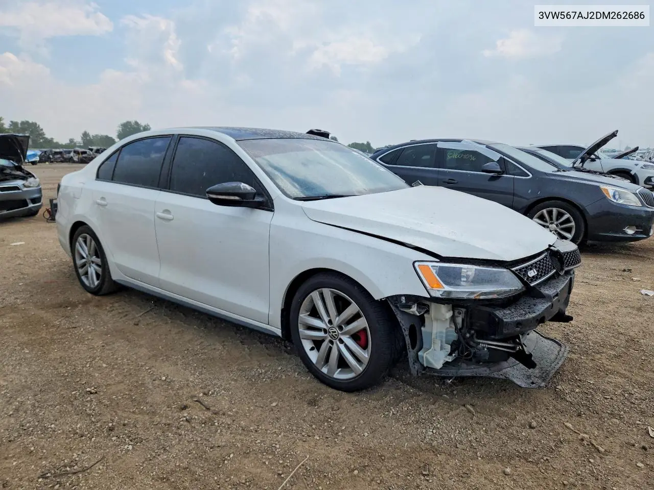 2013 Volkswagen Jetta Gli VIN: 3VW567AJ2DM262686 Lot: 61071386