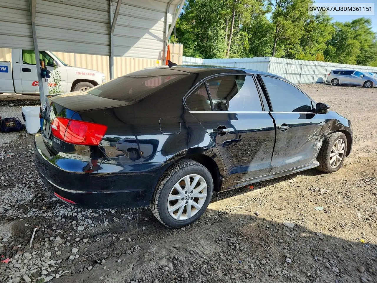 2013 Volkswagen Jetta Se VIN: 3VWDX7AJ8DM361151 Lot: 61402736