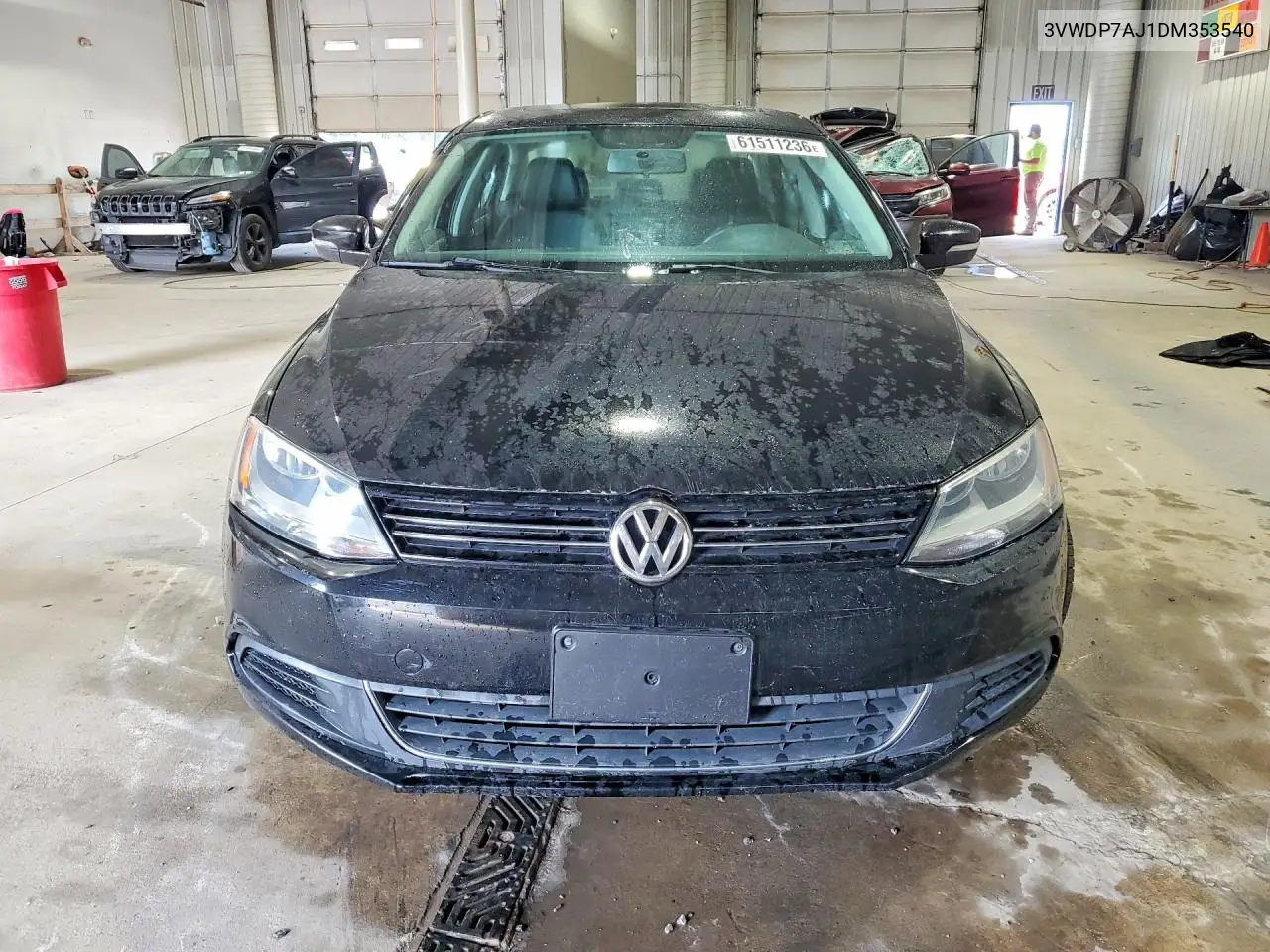2013 Volkswagen Jetta Se VIN: 3VWDP7AJ1DM353540 Lot: 61511236