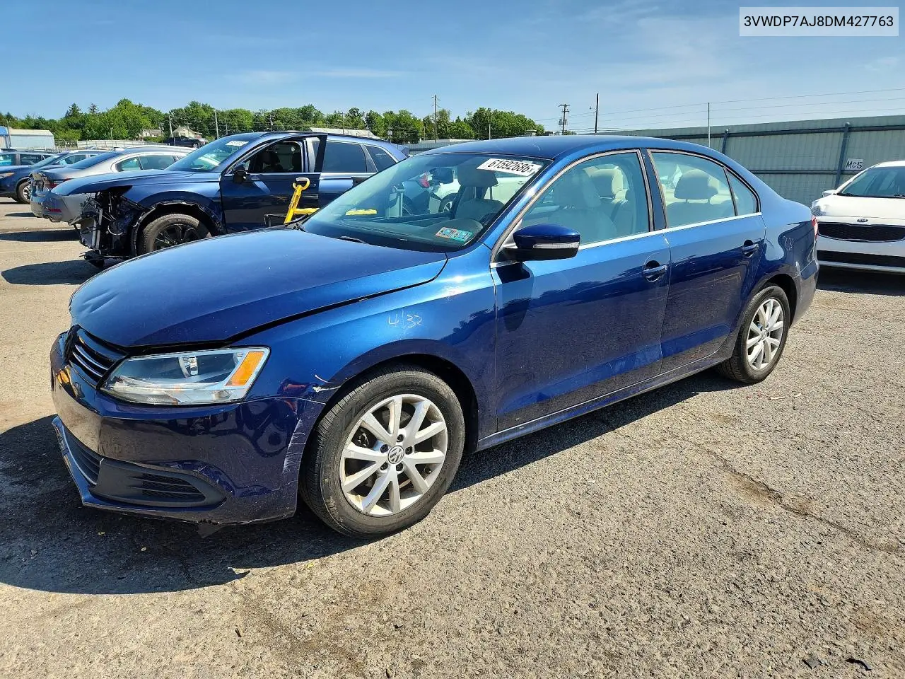 2013 Volkswagen Jetta Se VIN: 3VWDP7AJ8DM427763 Lot: 61592686