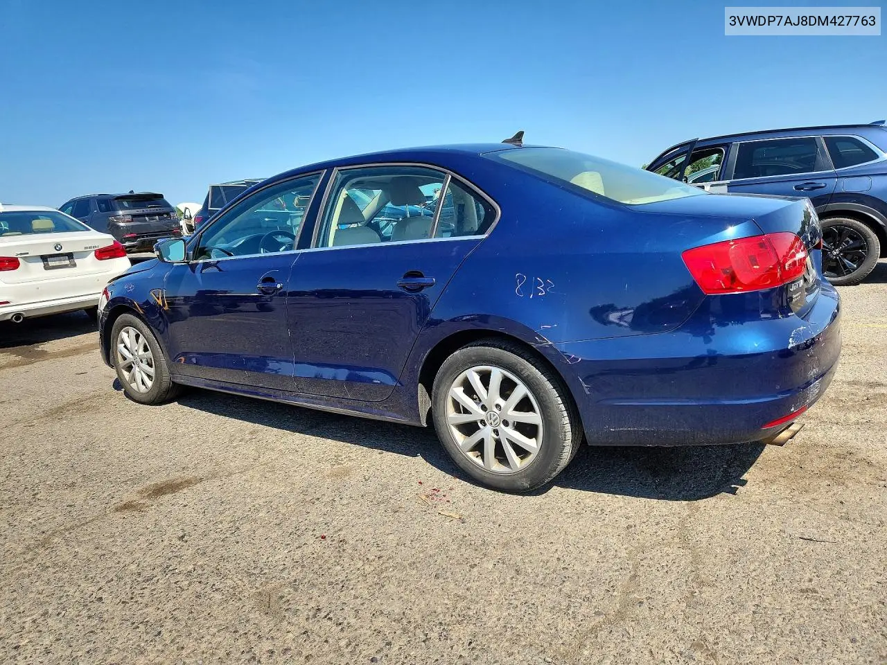 2013 Volkswagen Jetta Se VIN: 3VWDP7AJ8DM427763 Lot: 61592686