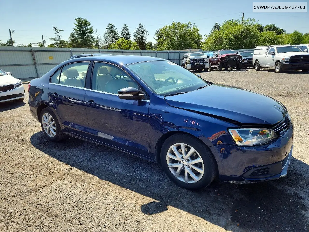 2013 Volkswagen Jetta Se VIN: 3VWDP7AJ8DM427763 Lot: 61592686