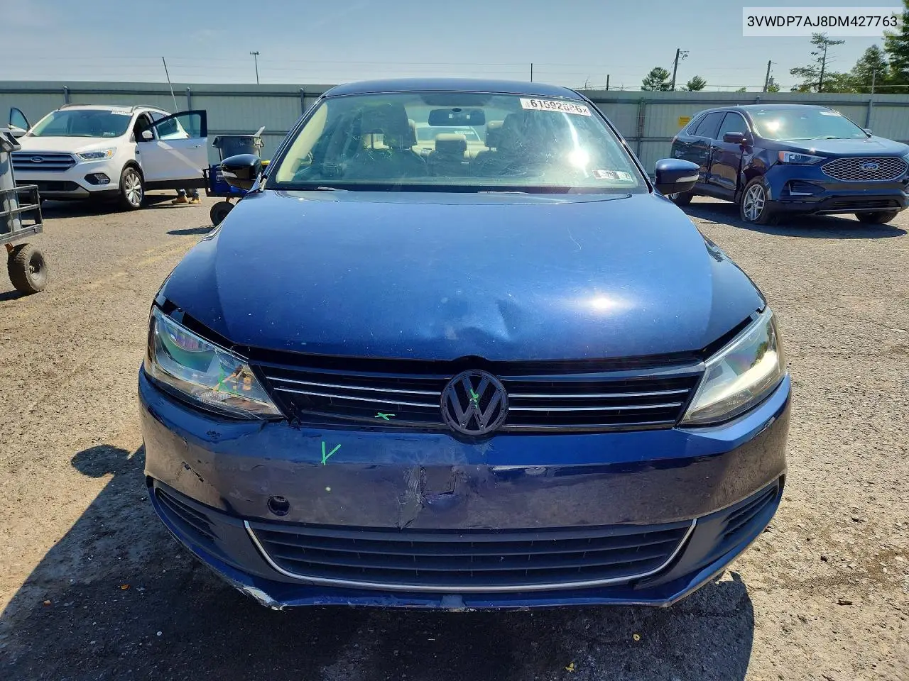 2013 Volkswagen Jetta Se VIN: 3VWDP7AJ8DM427763 Lot: 61592686
