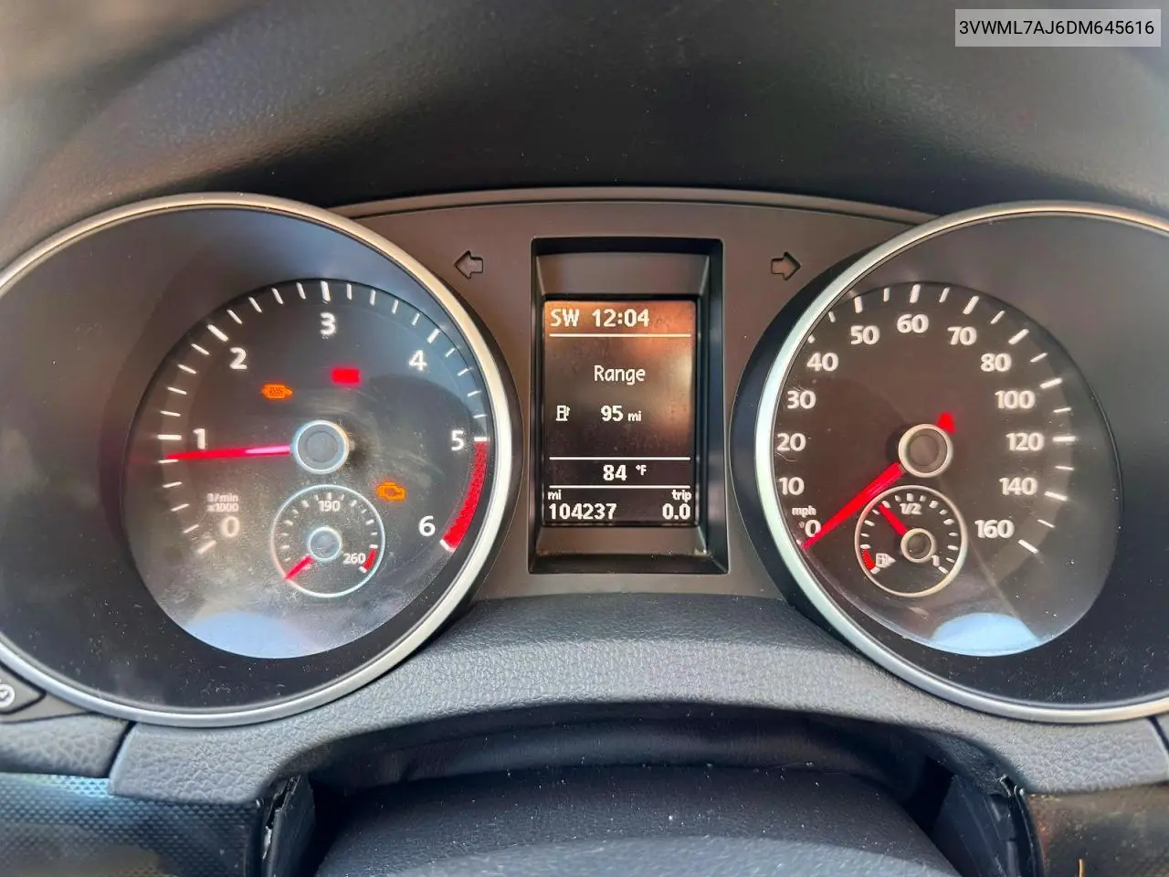 2013 Volkswagen Jetta Tdi VIN: 3VWML7AJ6DM645616 Lot: 61821496