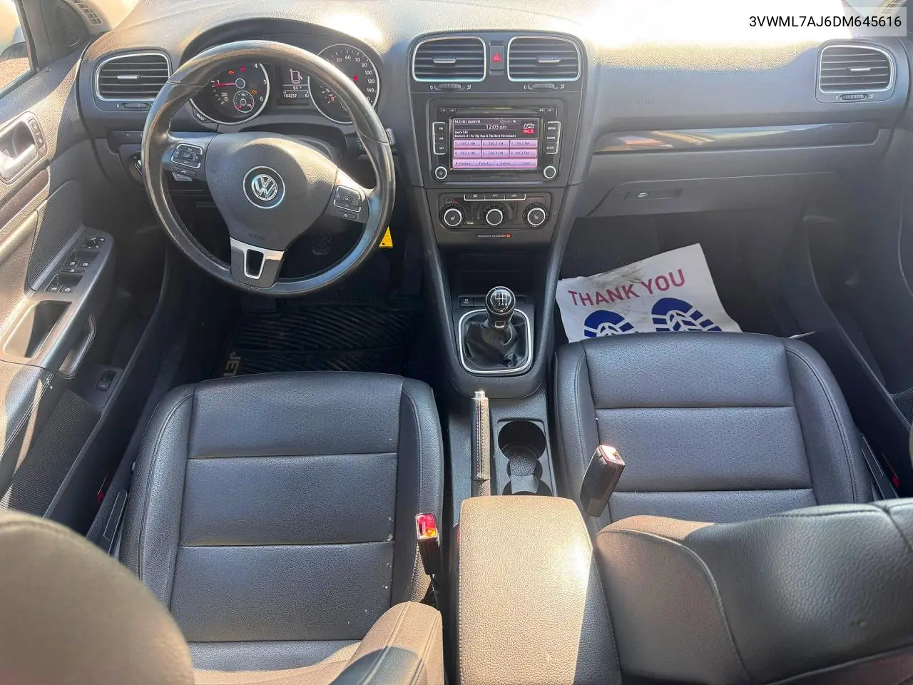 2013 Volkswagen Jetta Tdi VIN: 3VWML7AJ6DM645616 Lot: 61821496