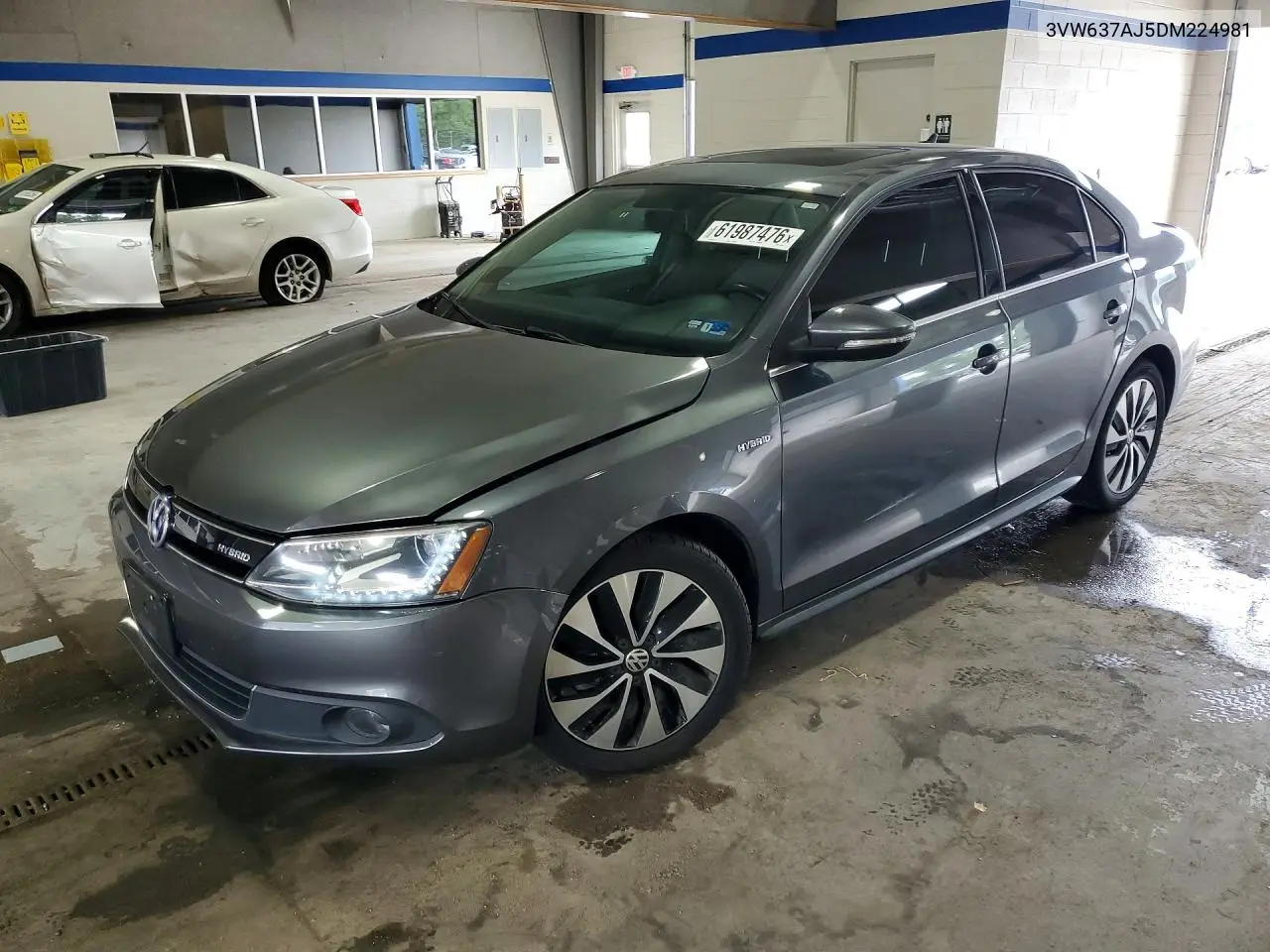 2013 Volkswagen Jetta Hybrid VIN: 3VW637AJ5DM224981 Lot: 61987476