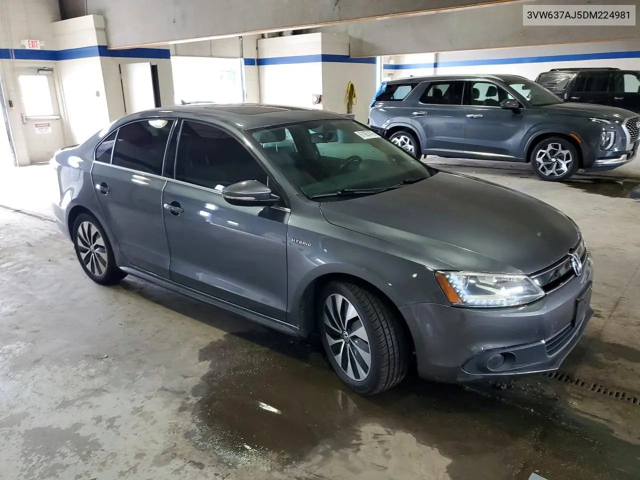 2013 Volkswagen Jetta Hybrid VIN: 3VW637AJ5DM224981 Lot: 61987476