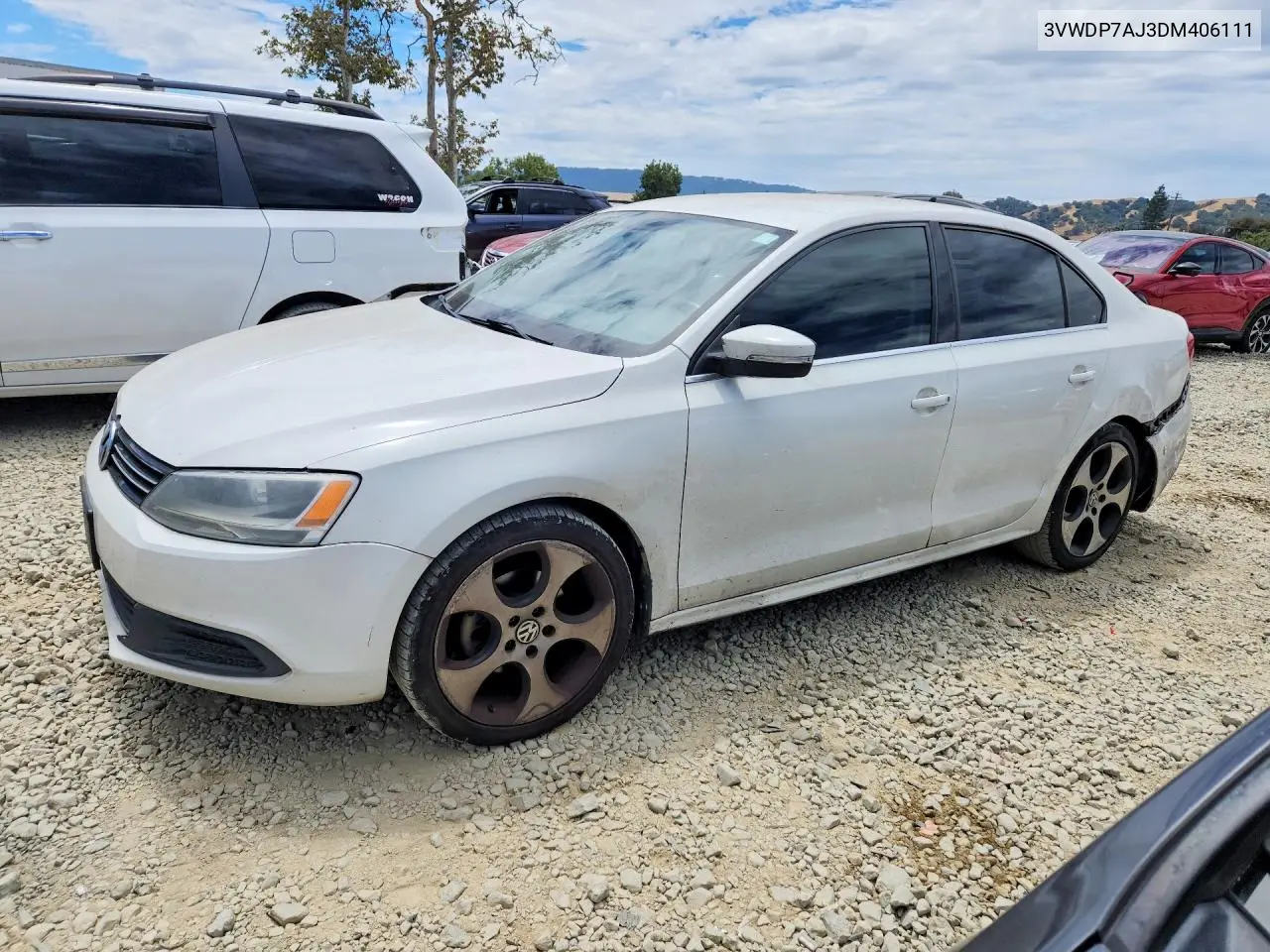 2013 Volkswagen Jetta Se VIN: 3VWDP7AJ3DM406111 Lot: 62015316