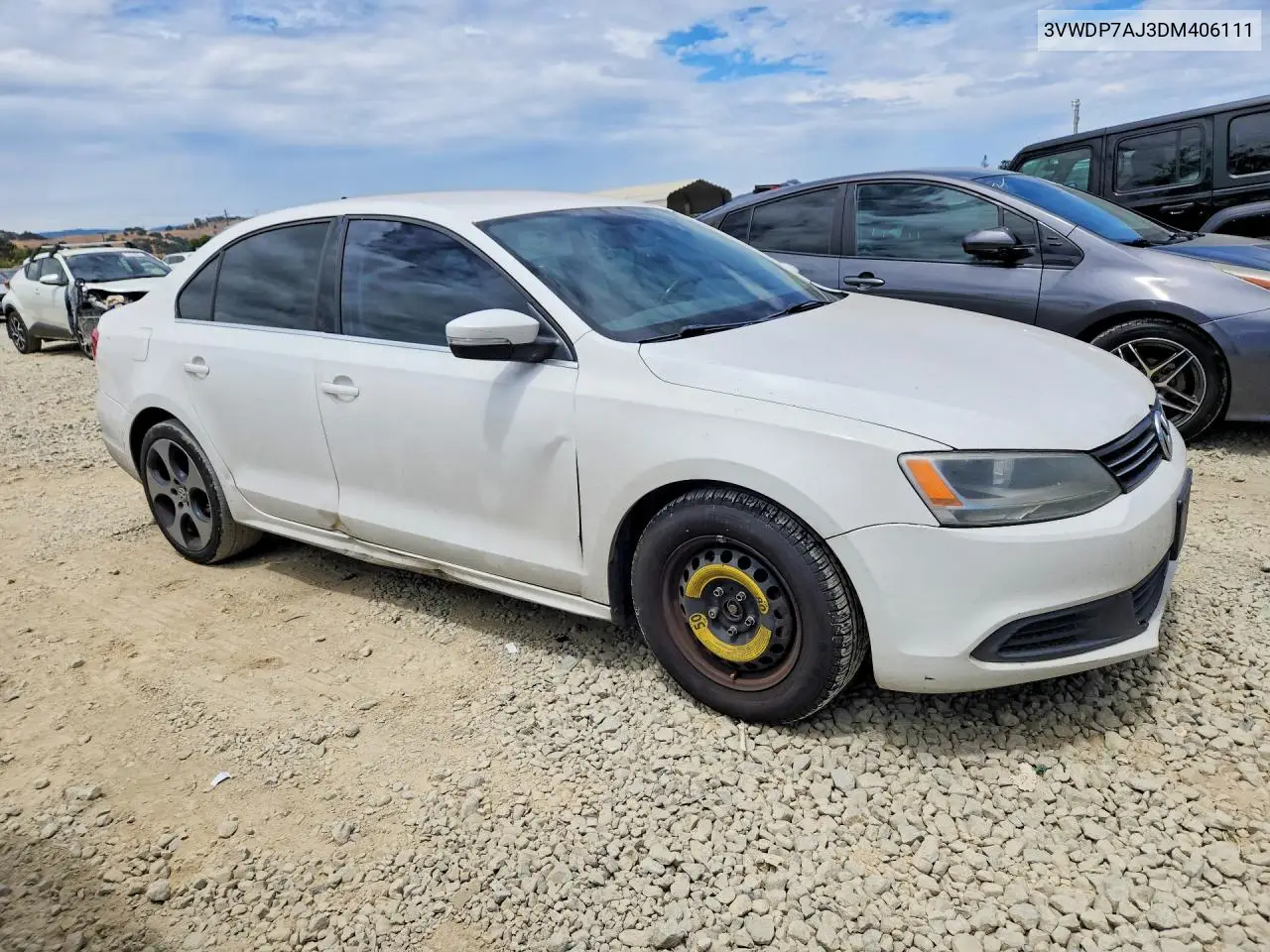2013 Volkswagen Jetta Se VIN: 3VWDP7AJ3DM406111 Lot: 62015316