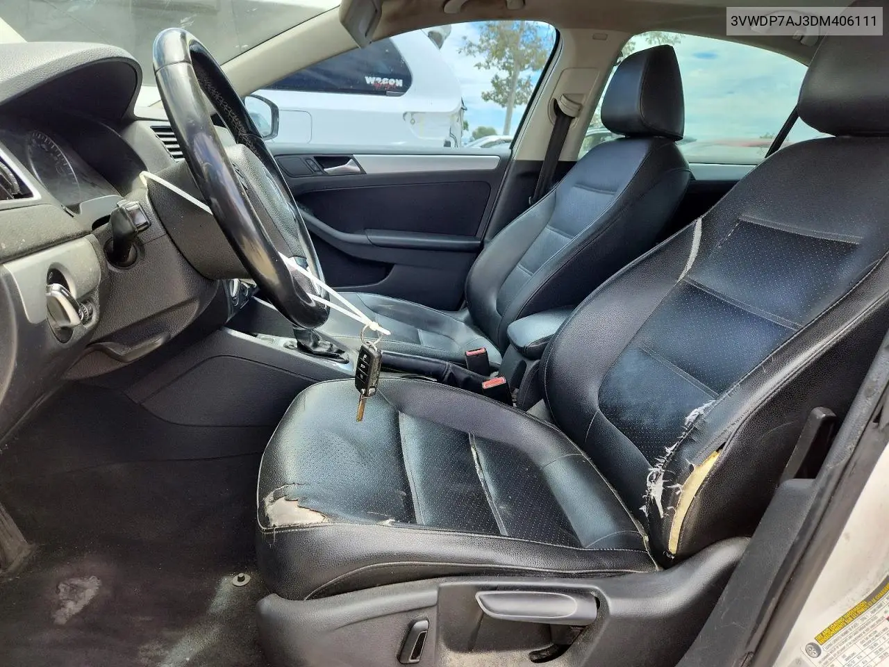2013 Volkswagen Jetta Se VIN: 3VWDP7AJ3DM406111 Lot: 62015316