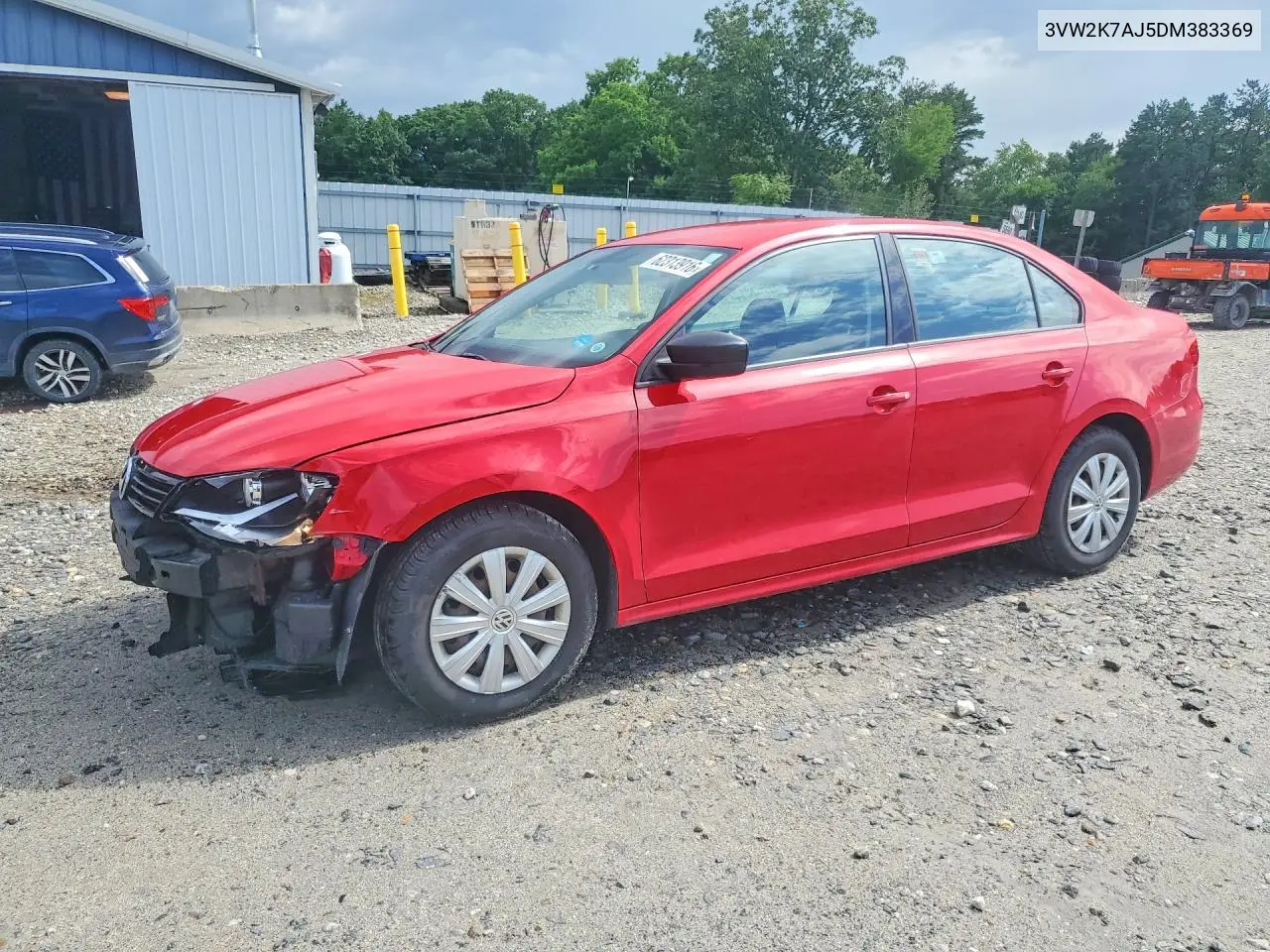 2013 Volkswagen Jetta Base VIN: 3VW2K7AJ5DM383369 Lot: 62313916