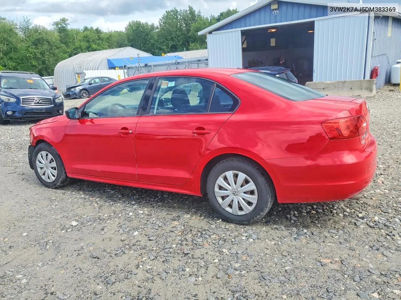 2013 Volkswagen Jetta Base VIN: 3VW2K7AJ5DM383369 Lot: 62313916