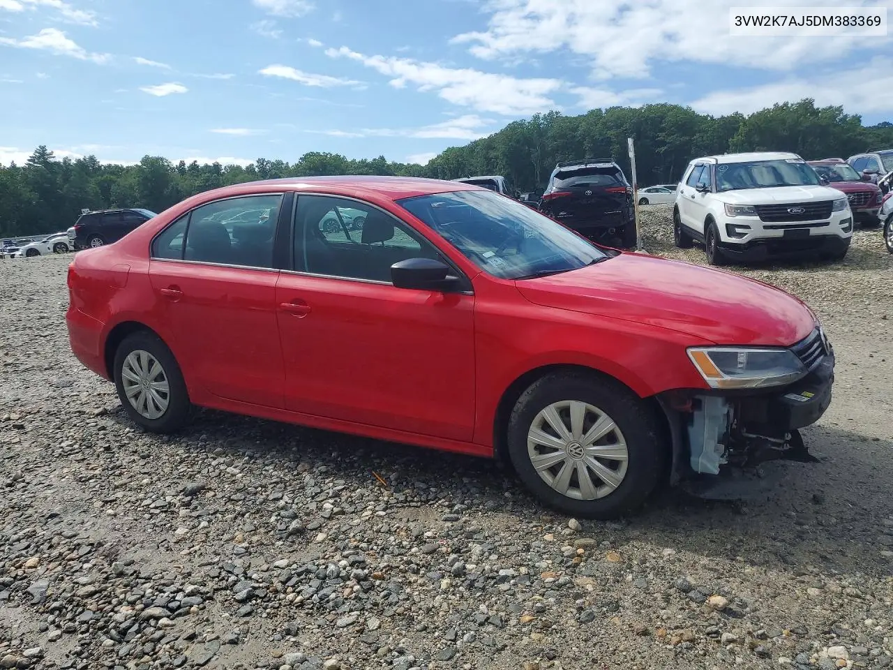2013 Volkswagen Jetta Base VIN: 3VW2K7AJ5DM383369 Lot: 62313916