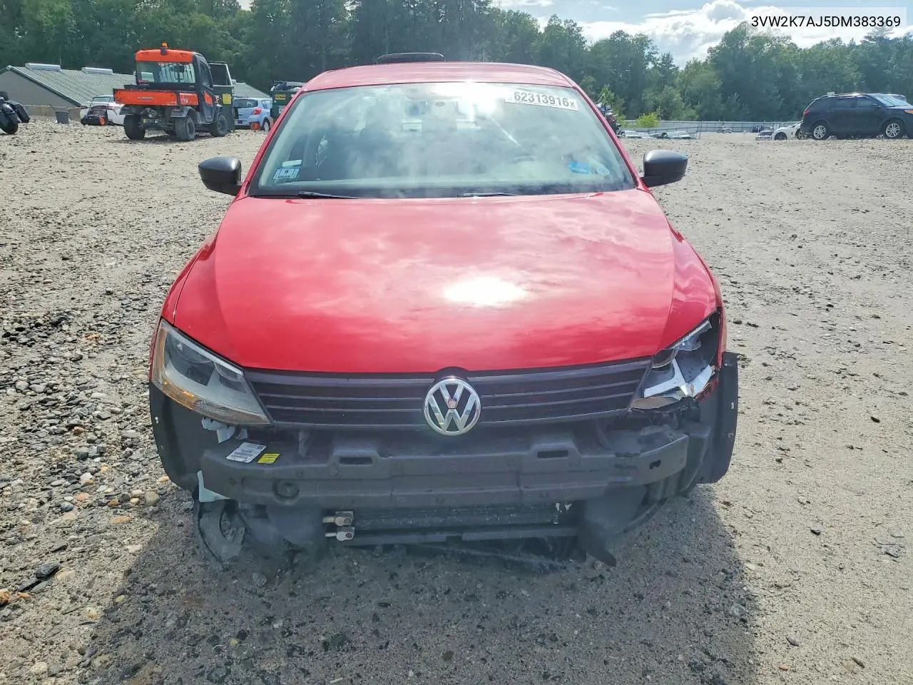 2013 Volkswagen Jetta Base VIN: 3VW2K7AJ5DM383369 Lot: 62313916