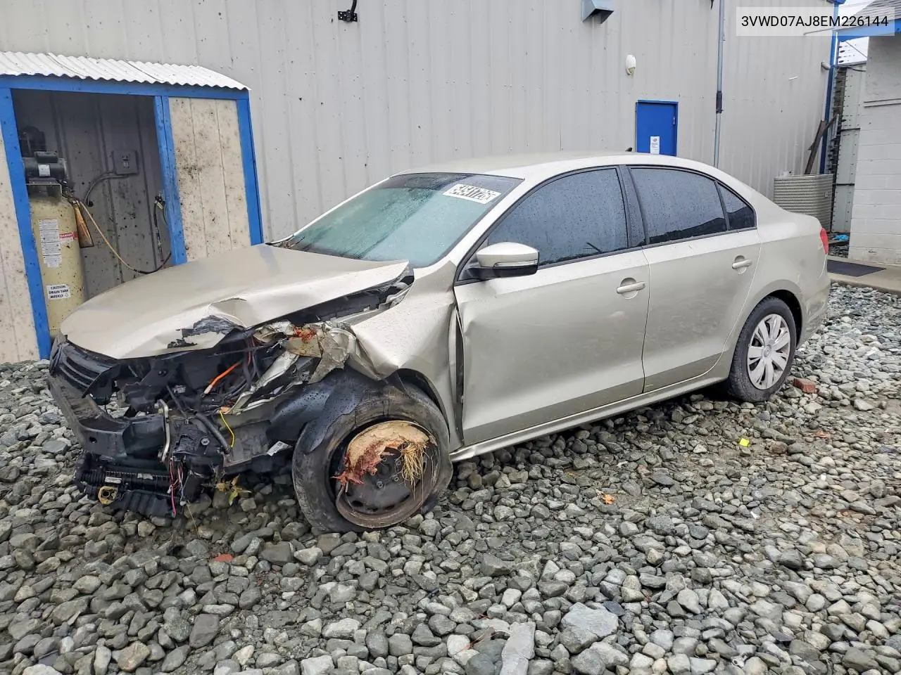 2014 Volkswagen Jetta Se VIN: 3VWD07AJ8EM226144 Lot: 54541726