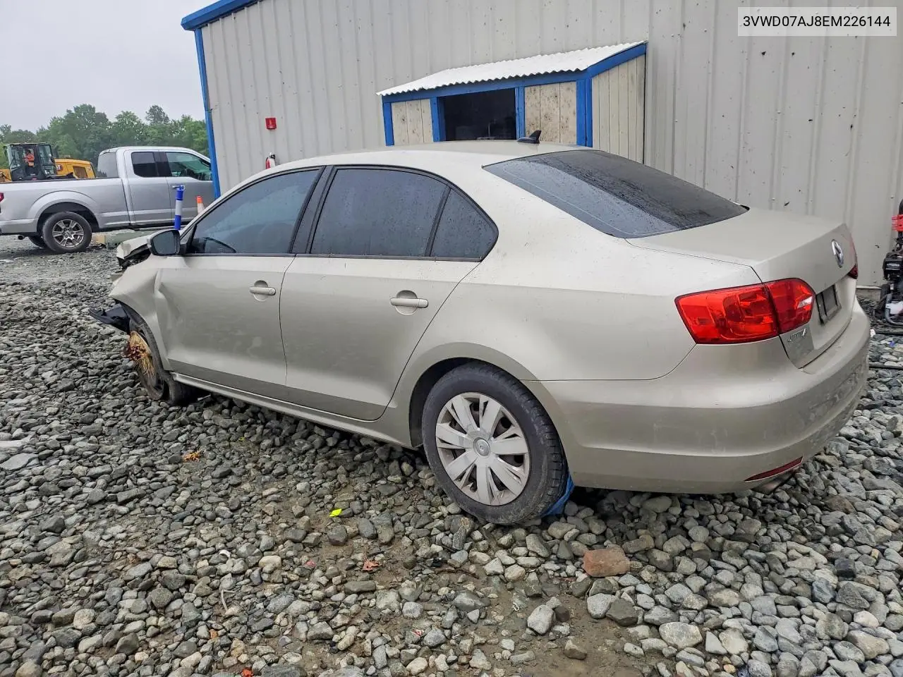 2014 Volkswagen Jetta Se VIN: 3VWD07AJ8EM226144 Lot: 54541726