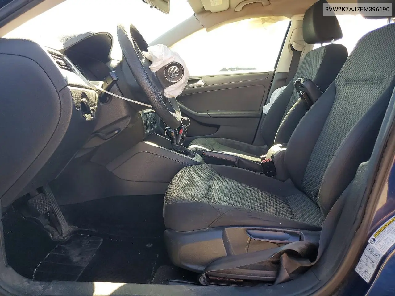 2014 Volkswagen Jetta Base/S VIN: 3VW2K7AJ7EM396190 Lot: 57911816