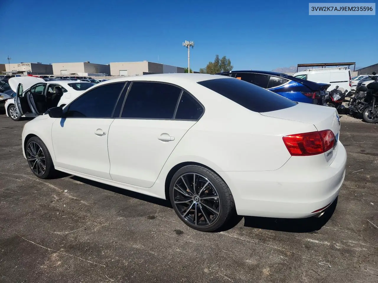 2014 Volkswagen Jetta Base VIN: 3VW2K7AJ9EM235596 Lot: 58126646