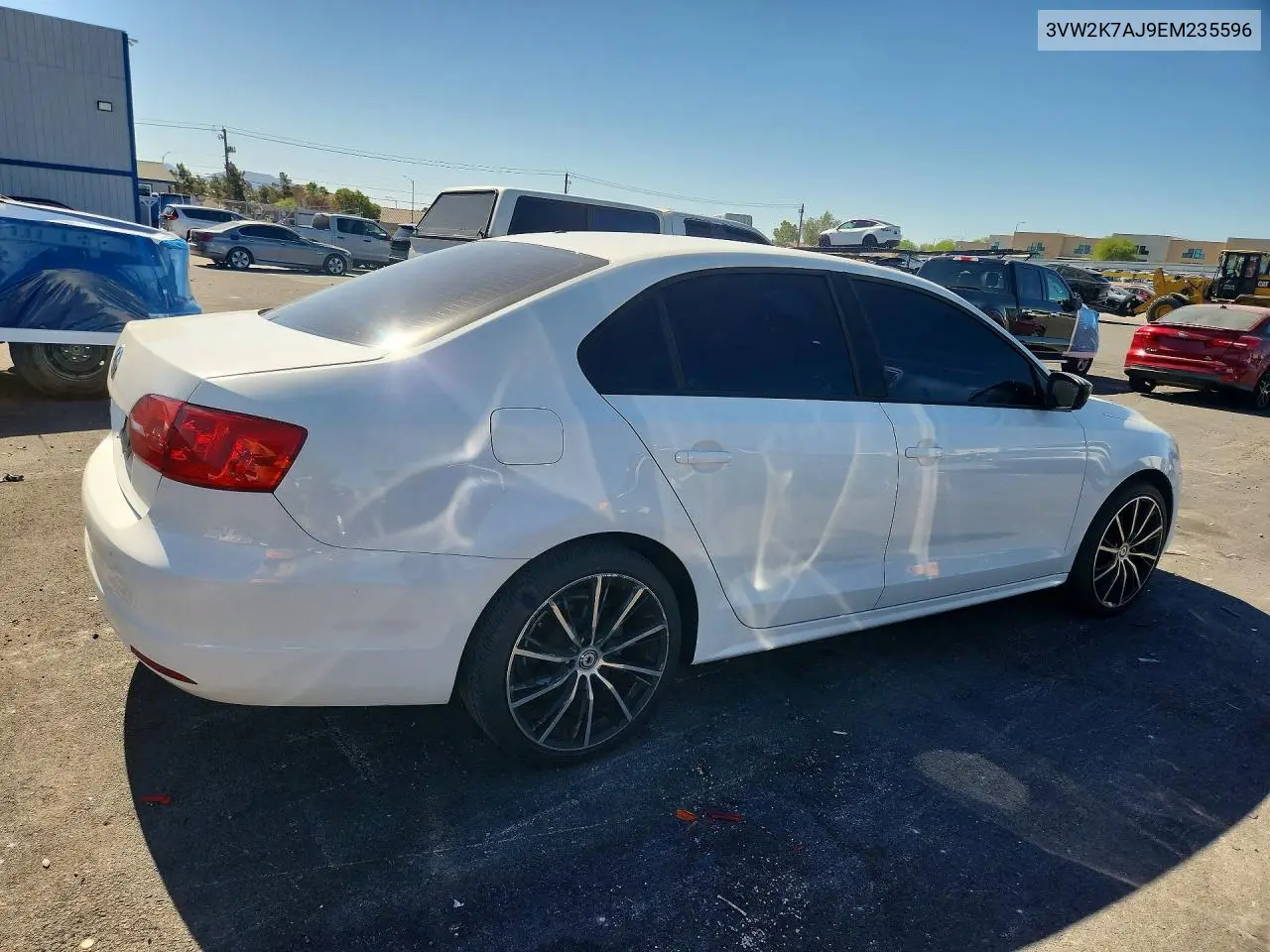 2014 Volkswagen Jetta Base VIN: 3VW2K7AJ9EM235596 Lot: 58126646