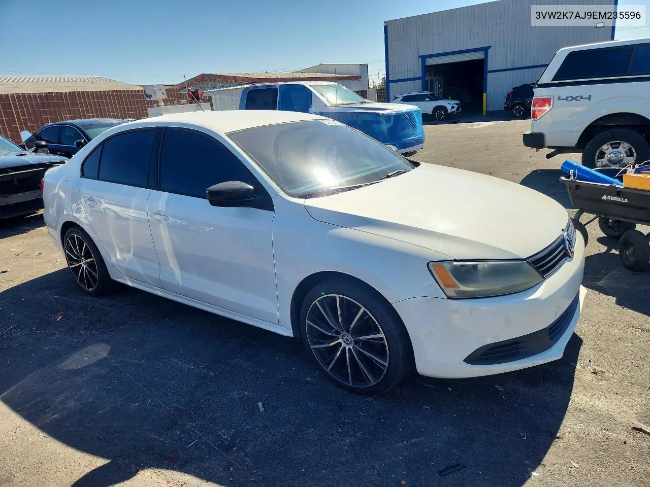 2014 Volkswagen Jetta Base VIN: 3VW2K7AJ9EM235596 Lot: 58126646