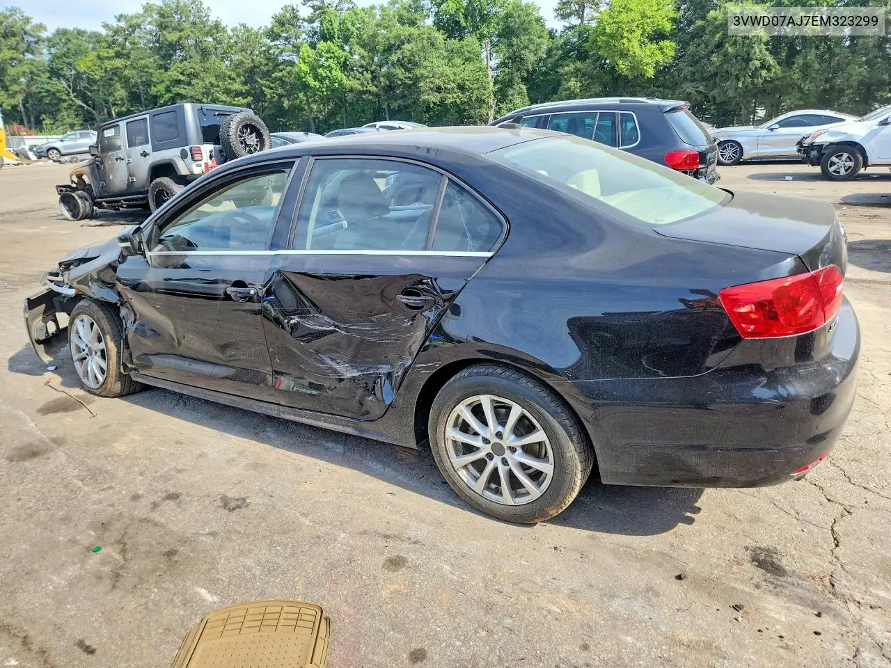 2014 Volkswagen Jetta Se VIN: 3VWD07AJ7EM323299 Lot: 60544846