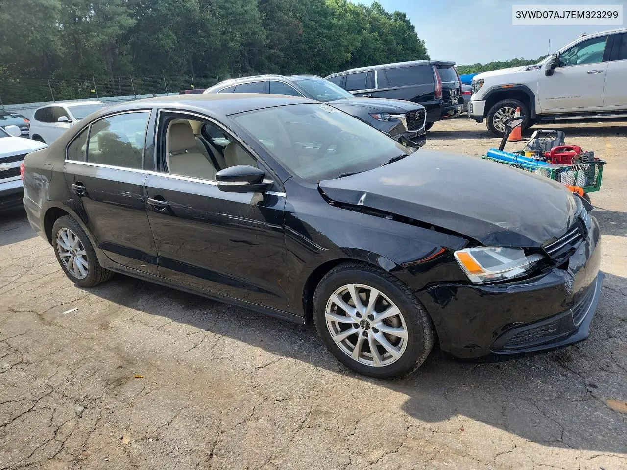2014 Volkswagen Jetta Se VIN: 3VWD07AJ7EM323299 Lot: 60544846