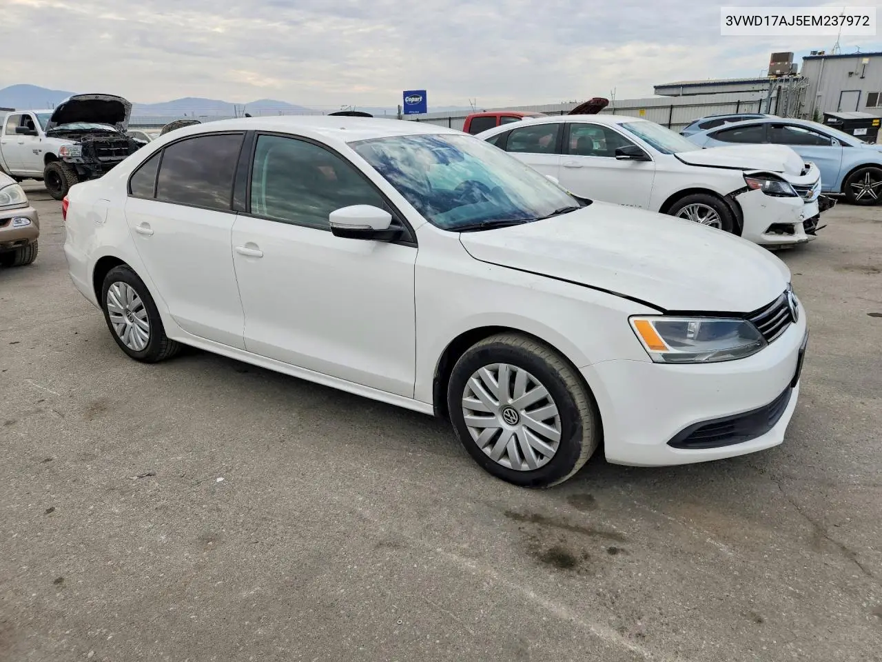 2014 Volkswagen Jetta Se VIN: 3VWD17AJ5EM237972 Lot: 61047526