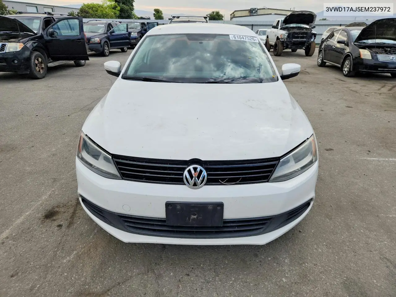 2014 Volkswagen Jetta Se VIN: 3VWD17AJ5EM237972 Lot: 61047526