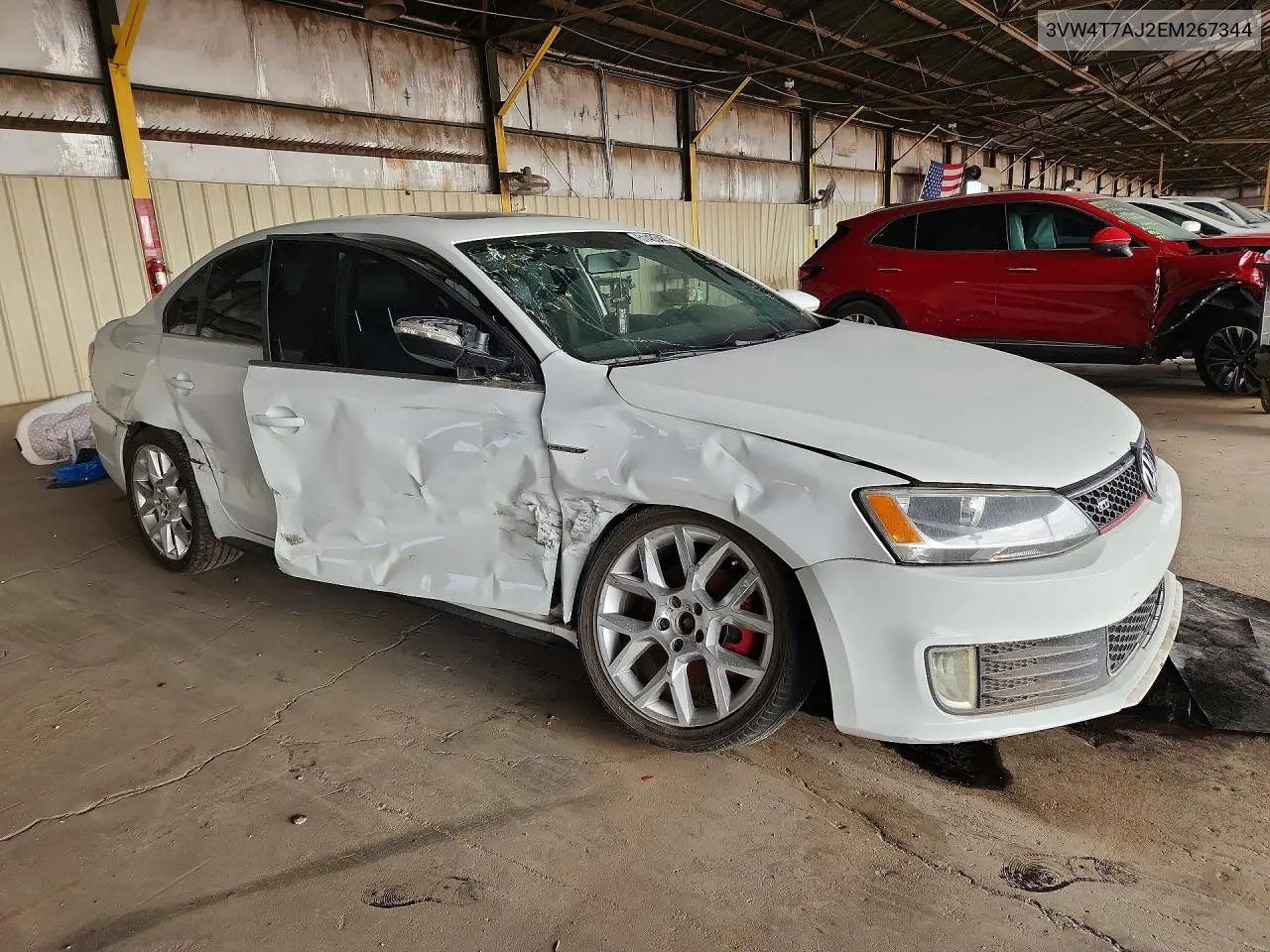 2014 Volkswagen Jetta Gli VIN: 3VW4T7AJ2EM267344 Lot: 61485496