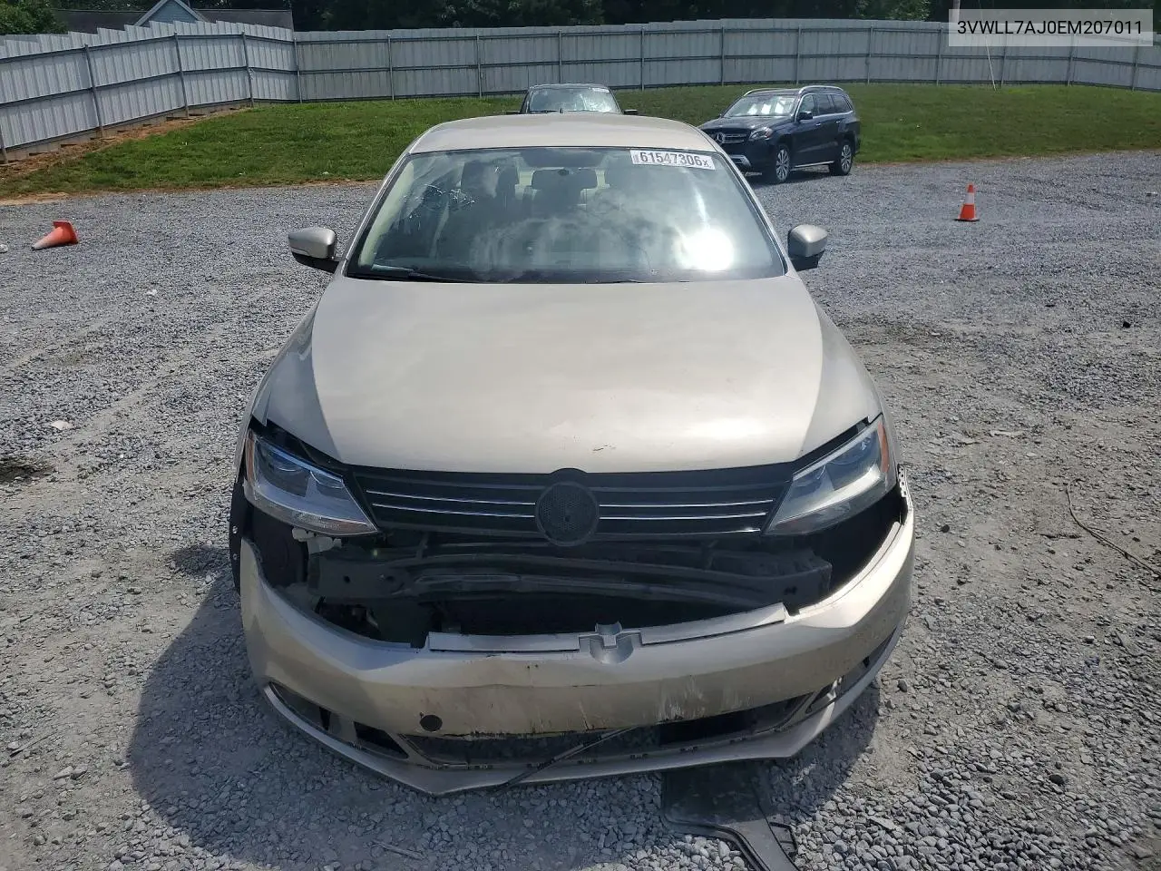 2014 Volkswagen Jetta Tdi VIN: 3VWLL7AJ0EM207011 Lot: 61547306