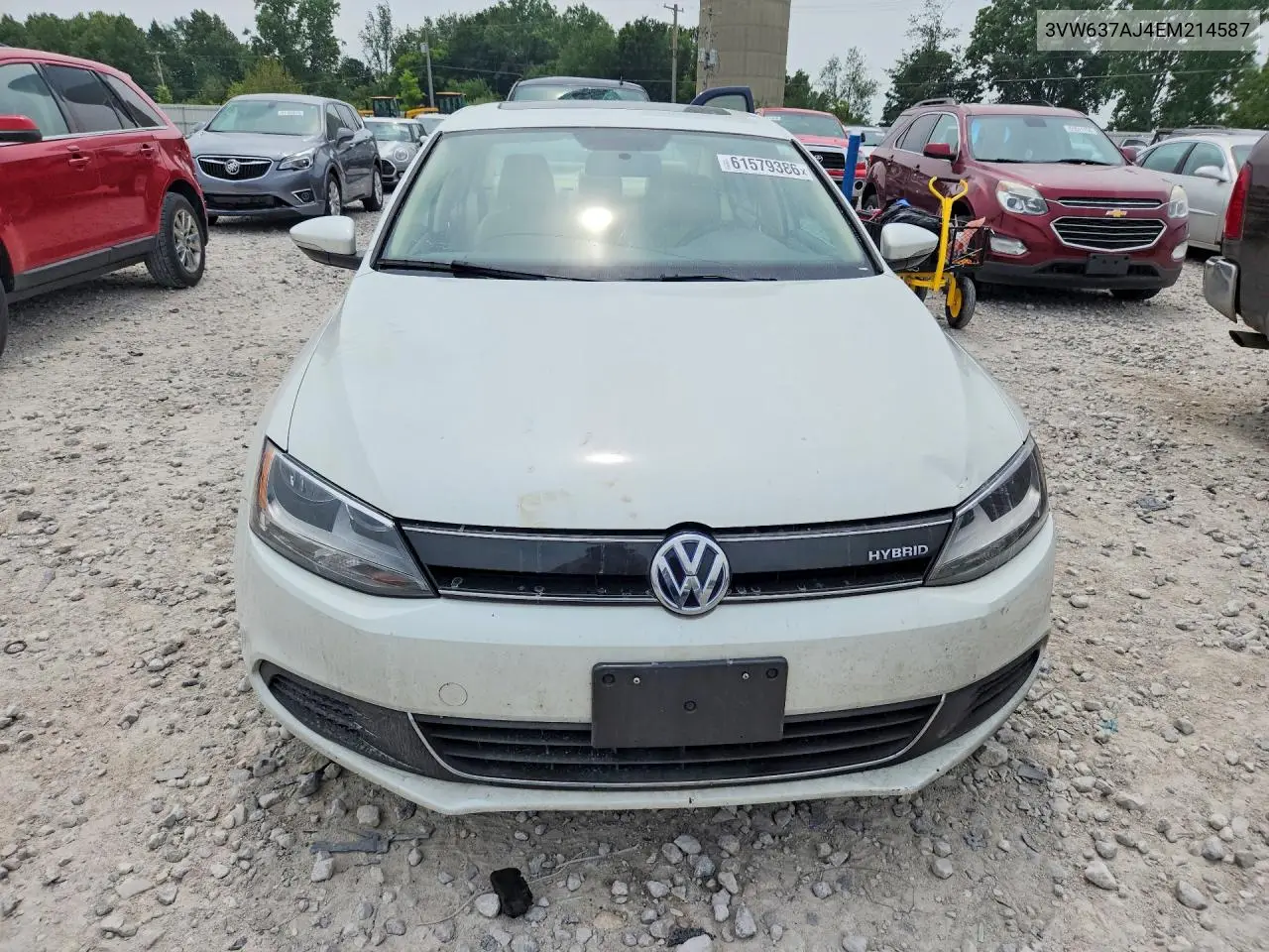 2014 Volkswagen Jetta Hybrid VIN: 3VW637AJ4EM214587 Lot: 61579386