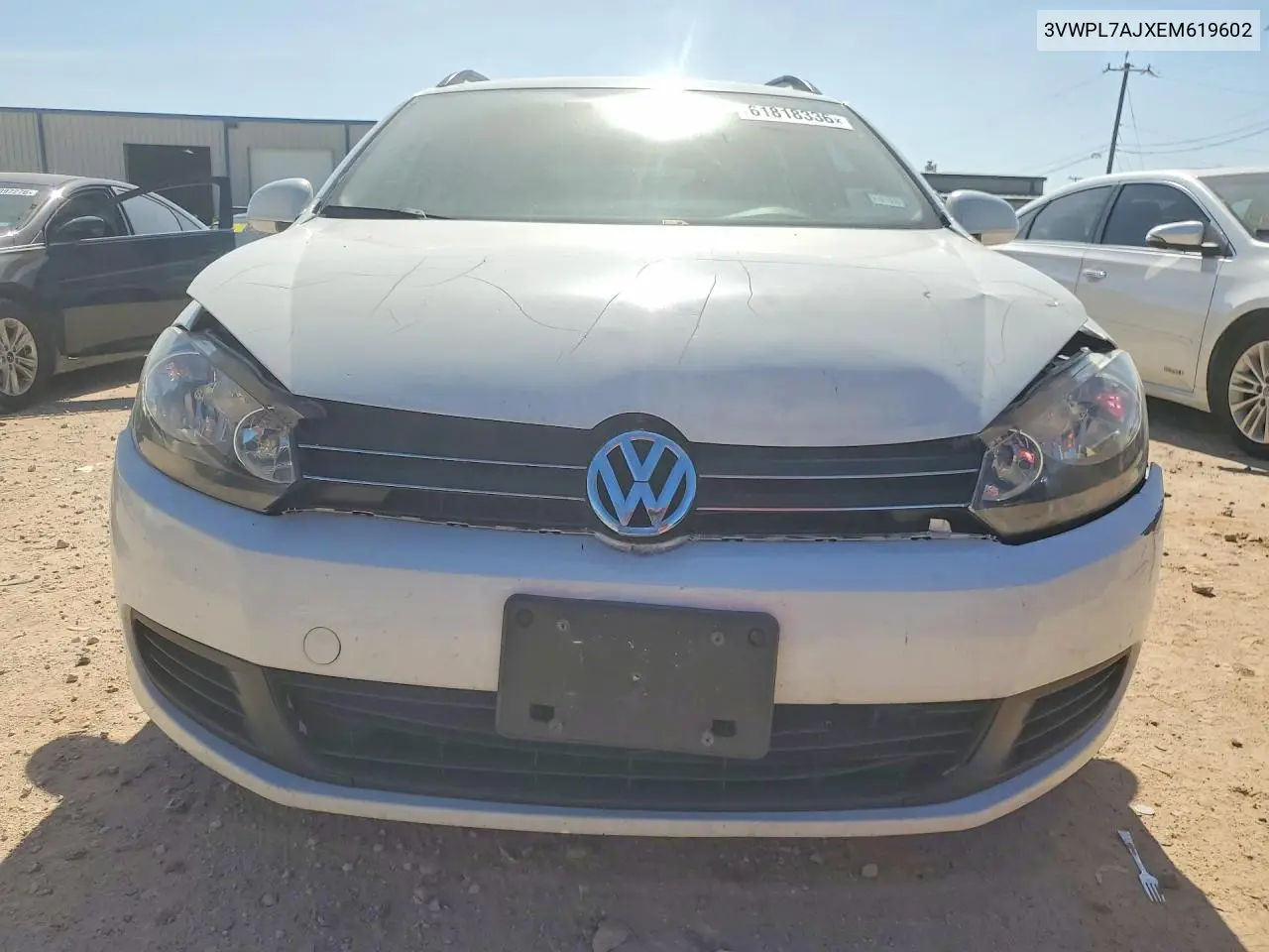 2014 Volkswagen Jetta Tdi VIN: 3VWPL7AJXEM619602 Lot: 61818336