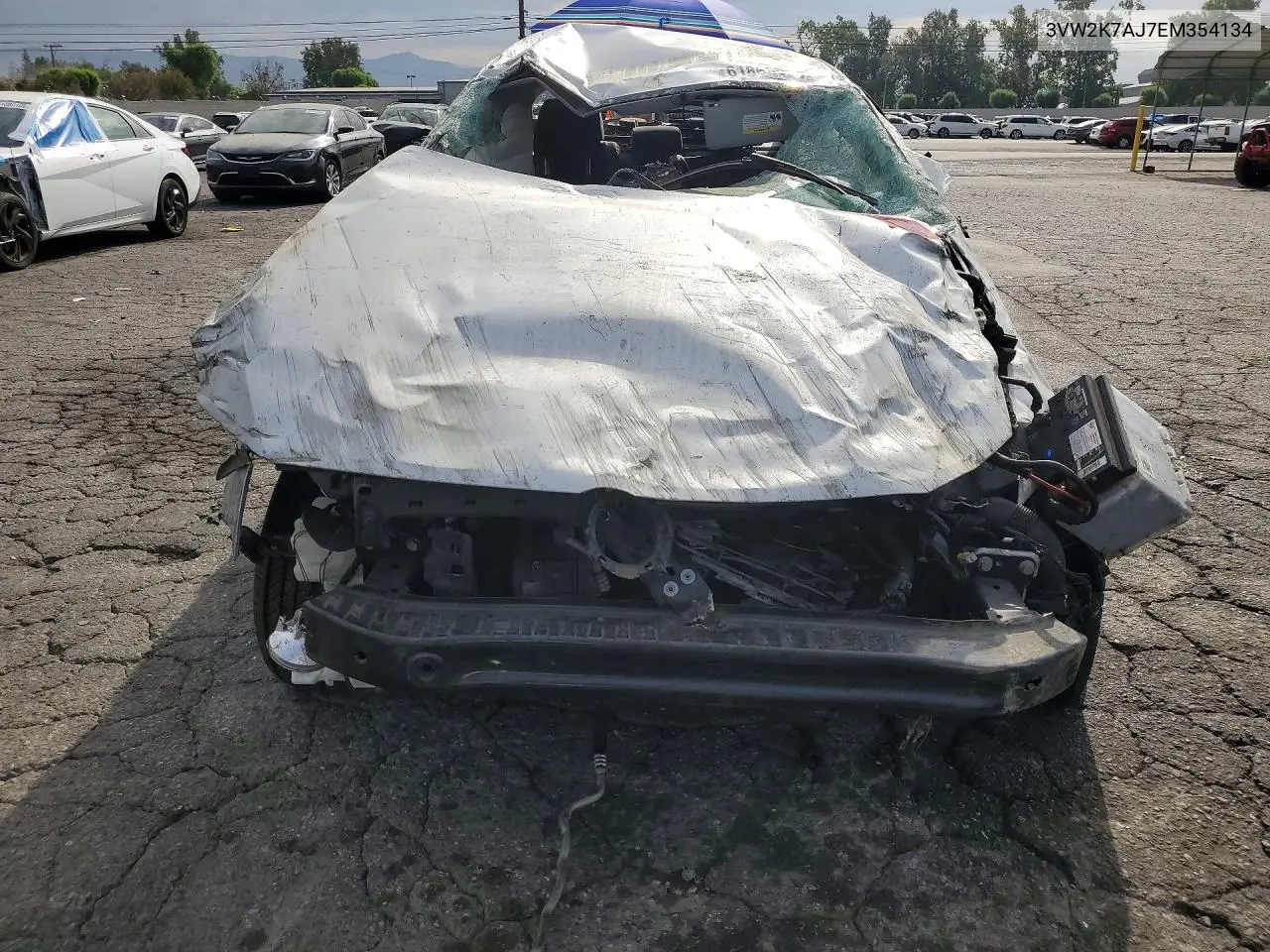 2014 Volkswagen Jetta Base VIN: 3VW2K7AJ7EM354134 Lot: 61863056