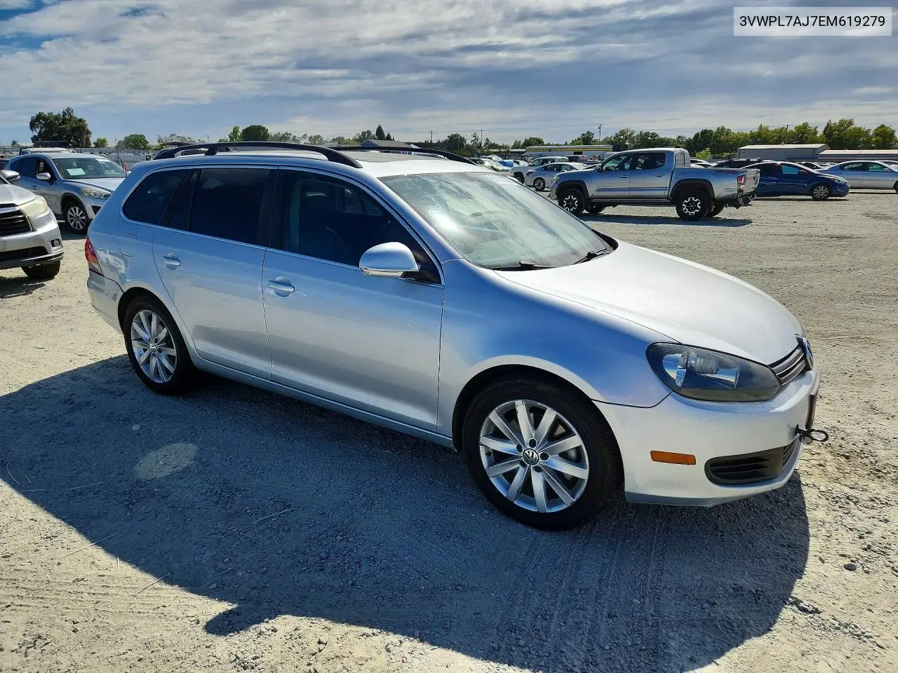 2014 Volkswagen Jetta Tdi VIN: 3VWPL7AJ7EM619279 Lot: 61881056