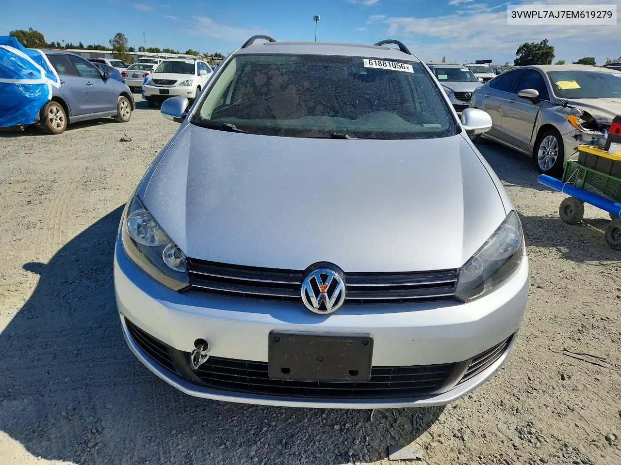2014 Volkswagen Jetta Tdi VIN: 3VWPL7AJ7EM619279 Lot: 61881056