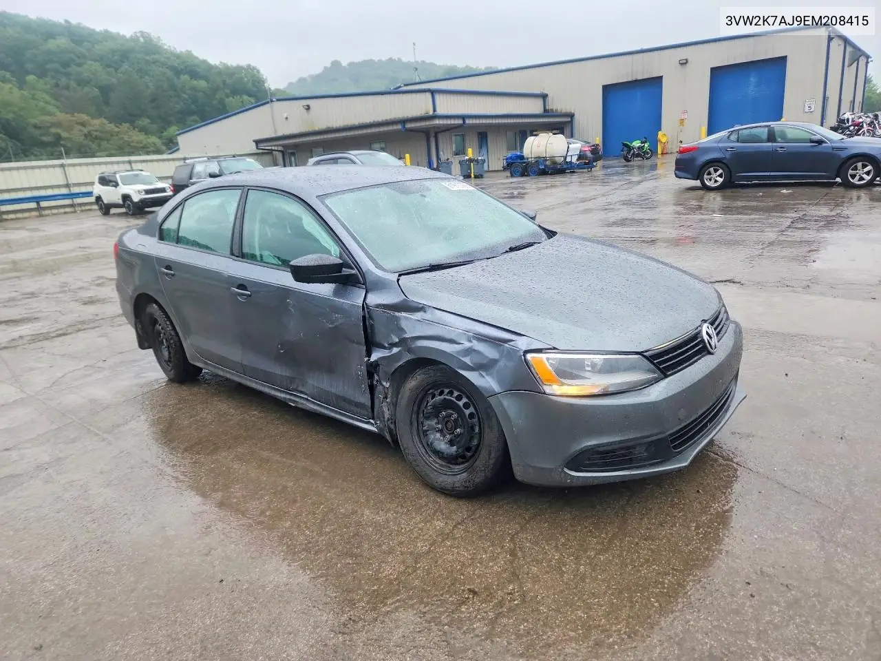 2014 Volkswagen Jetta Base VIN: 3VW2K7AJ9EM208415 Lot: 61913766