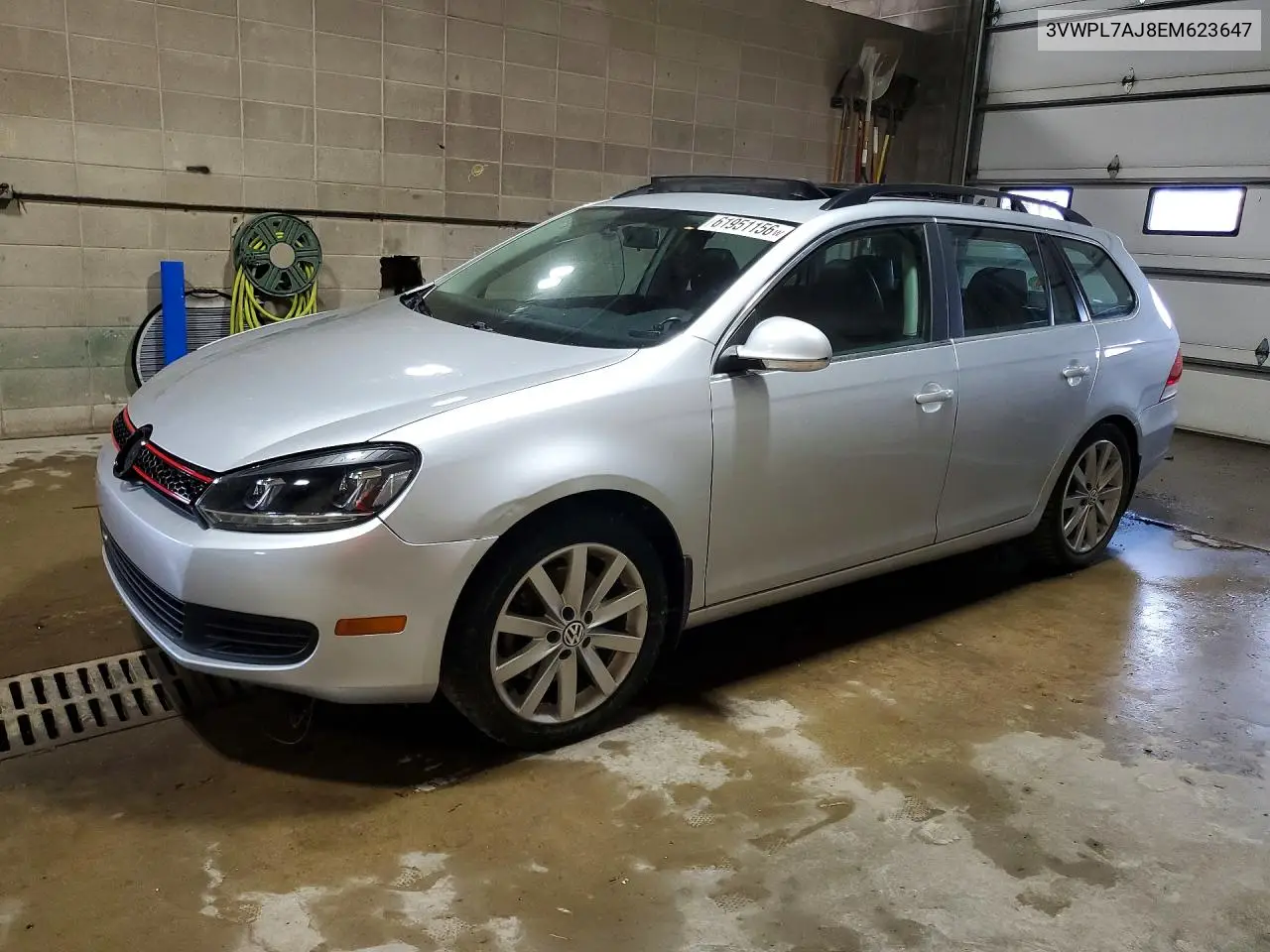 2014 Volkswagen Jetta Tdi VIN: 3VWPL7AJ8EM623647 Lot: 61951156