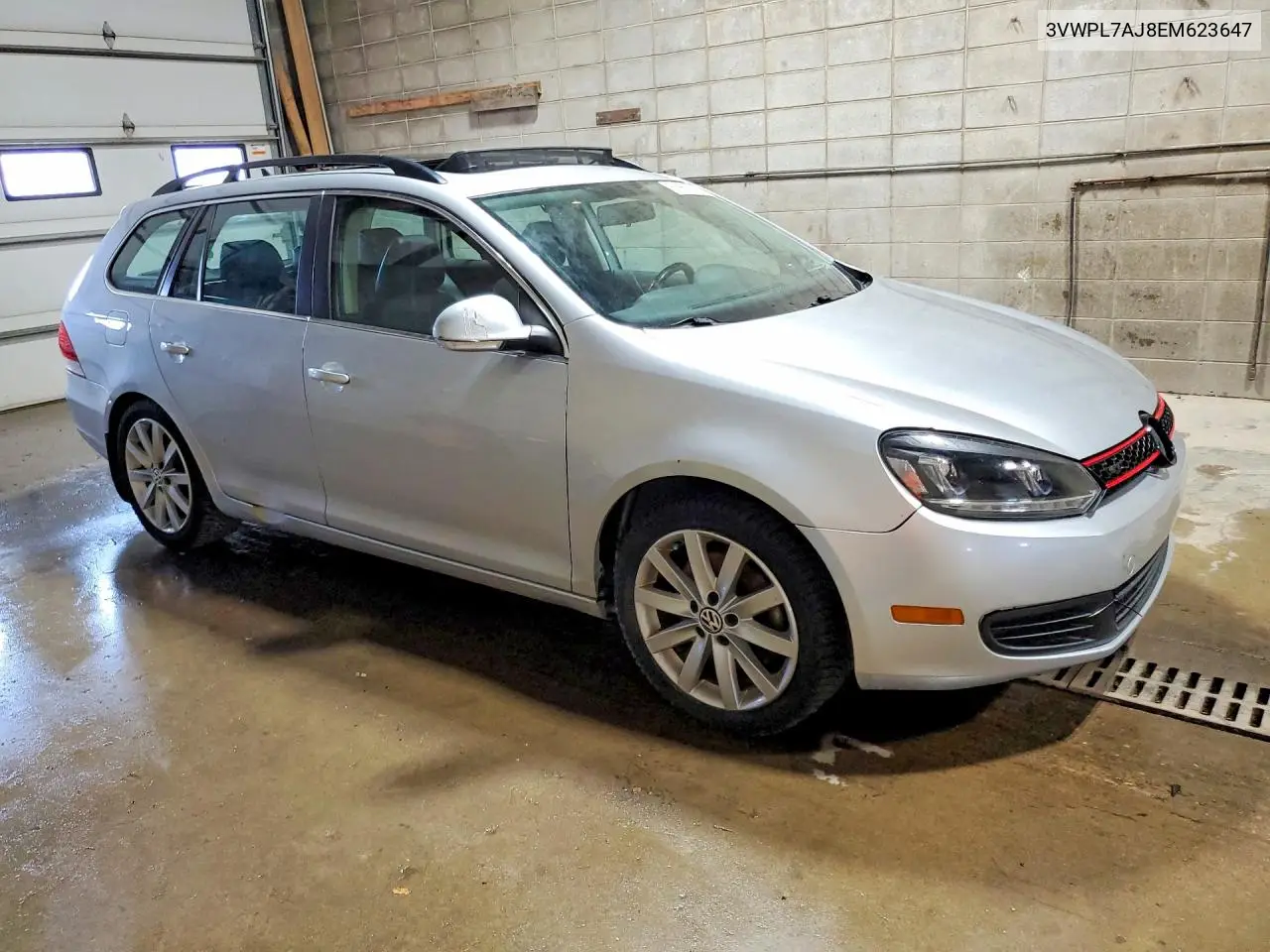 2014 Volkswagen Jetta Tdi VIN: 3VWPL7AJ8EM623647 Lot: 61951156