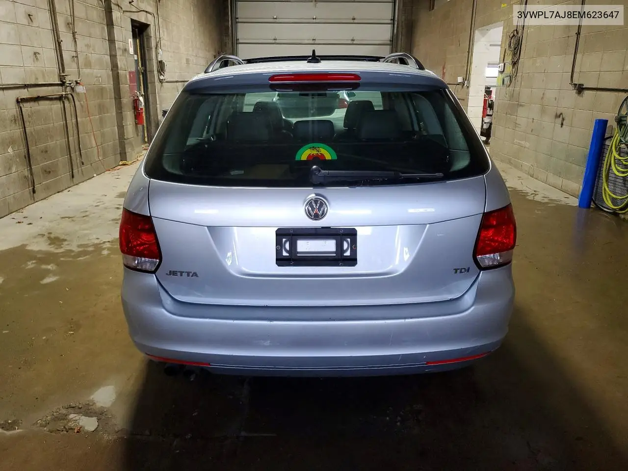 2014 Volkswagen Jetta Tdi VIN: 3VWPL7AJ8EM623647 Lot: 61951156