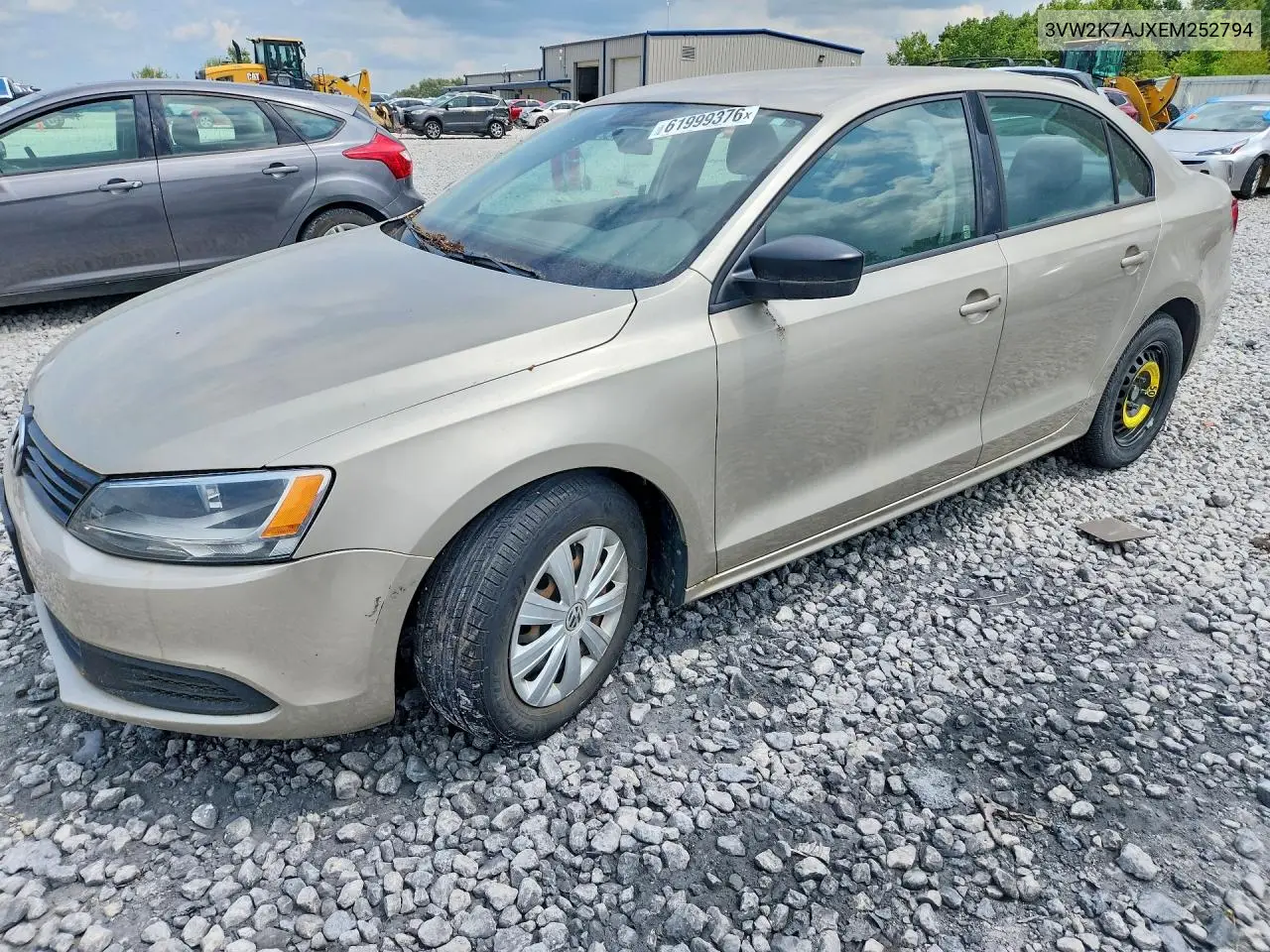 2014 Volkswagen Jetta Base VIN: 3VW2K7AJXEM252794 Lot: 61999376