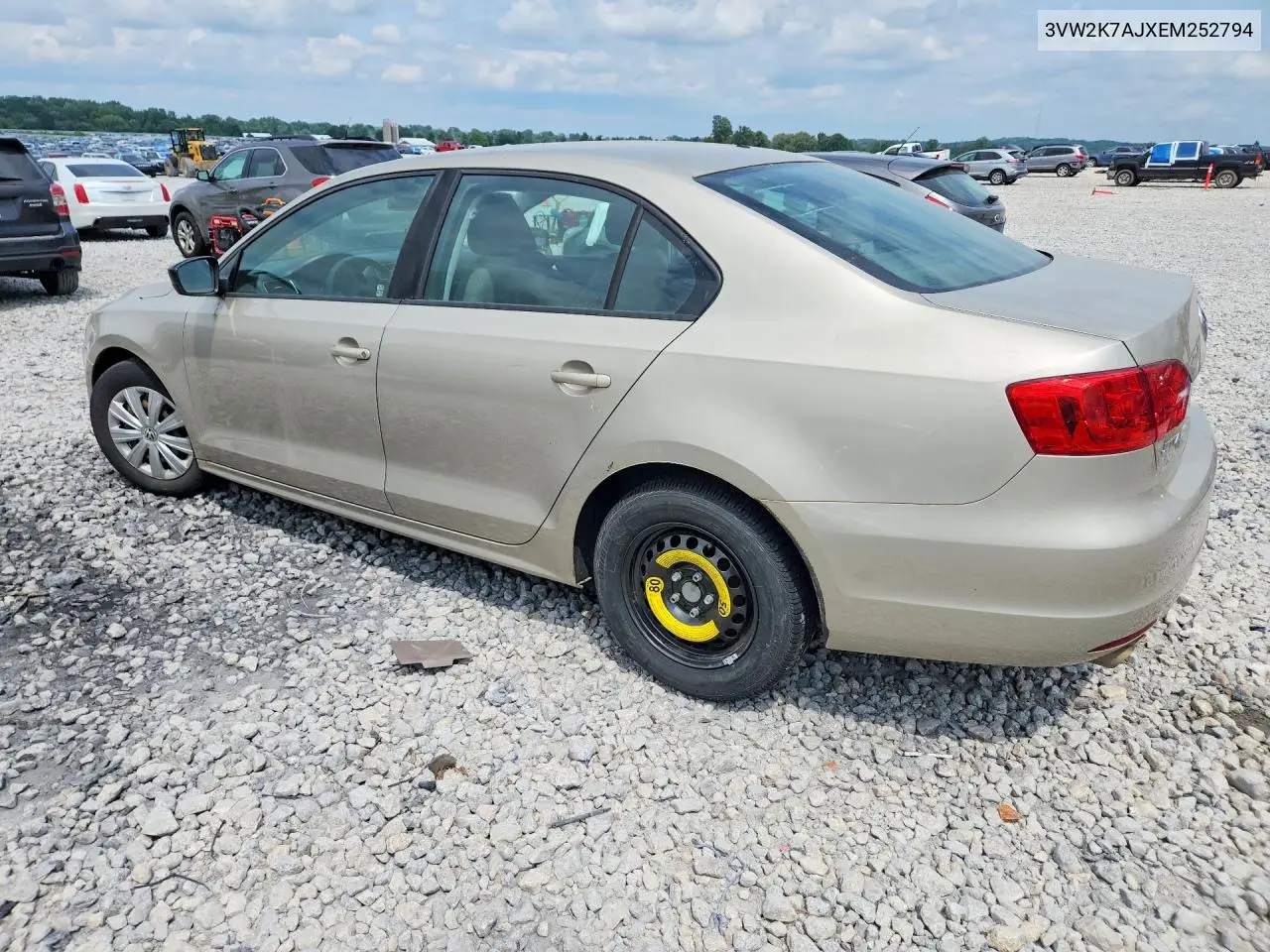 2014 Volkswagen Jetta Base VIN: 3VW2K7AJXEM252794 Lot: 61999376