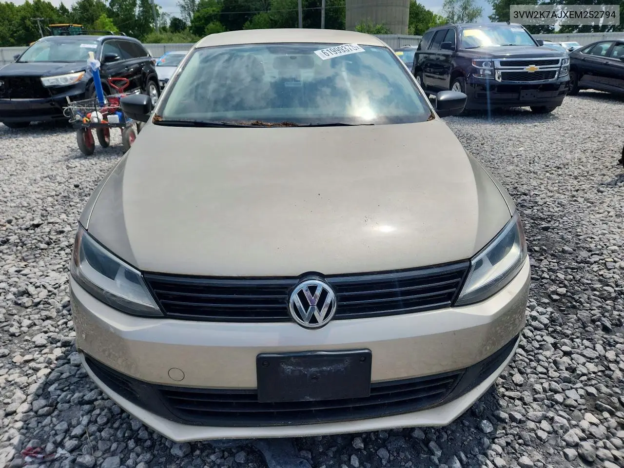 2014 Volkswagen Jetta Base VIN: 3VW2K7AJXEM252794 Lot: 61999376