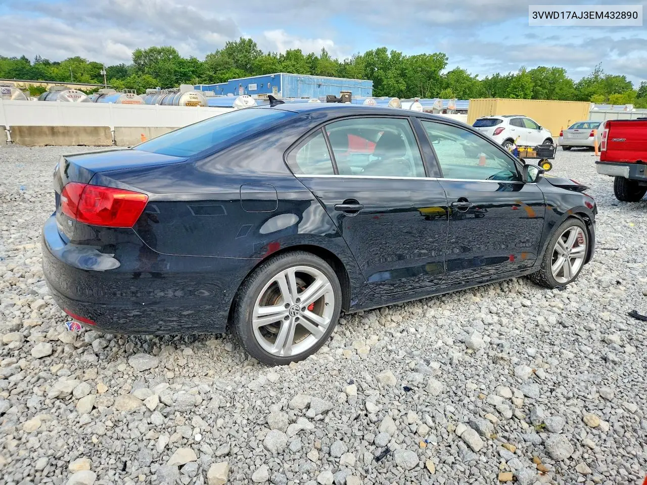 2014 Volkswagen Jetta Se VIN: 3VWD17AJ3EM432890 Lot: 62079756