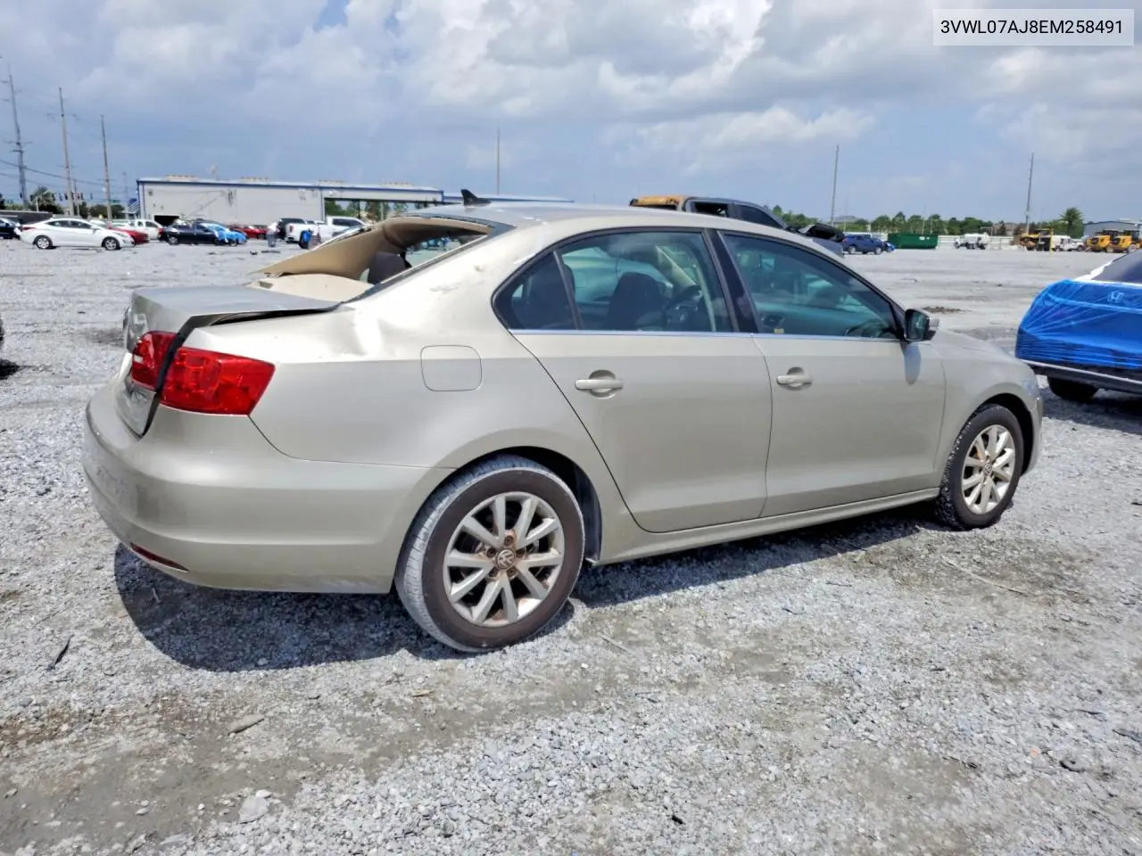 2014 Volkswagen Jetta Sel VIN: 3VWL07AJ8EM258491 Lot: 62105466