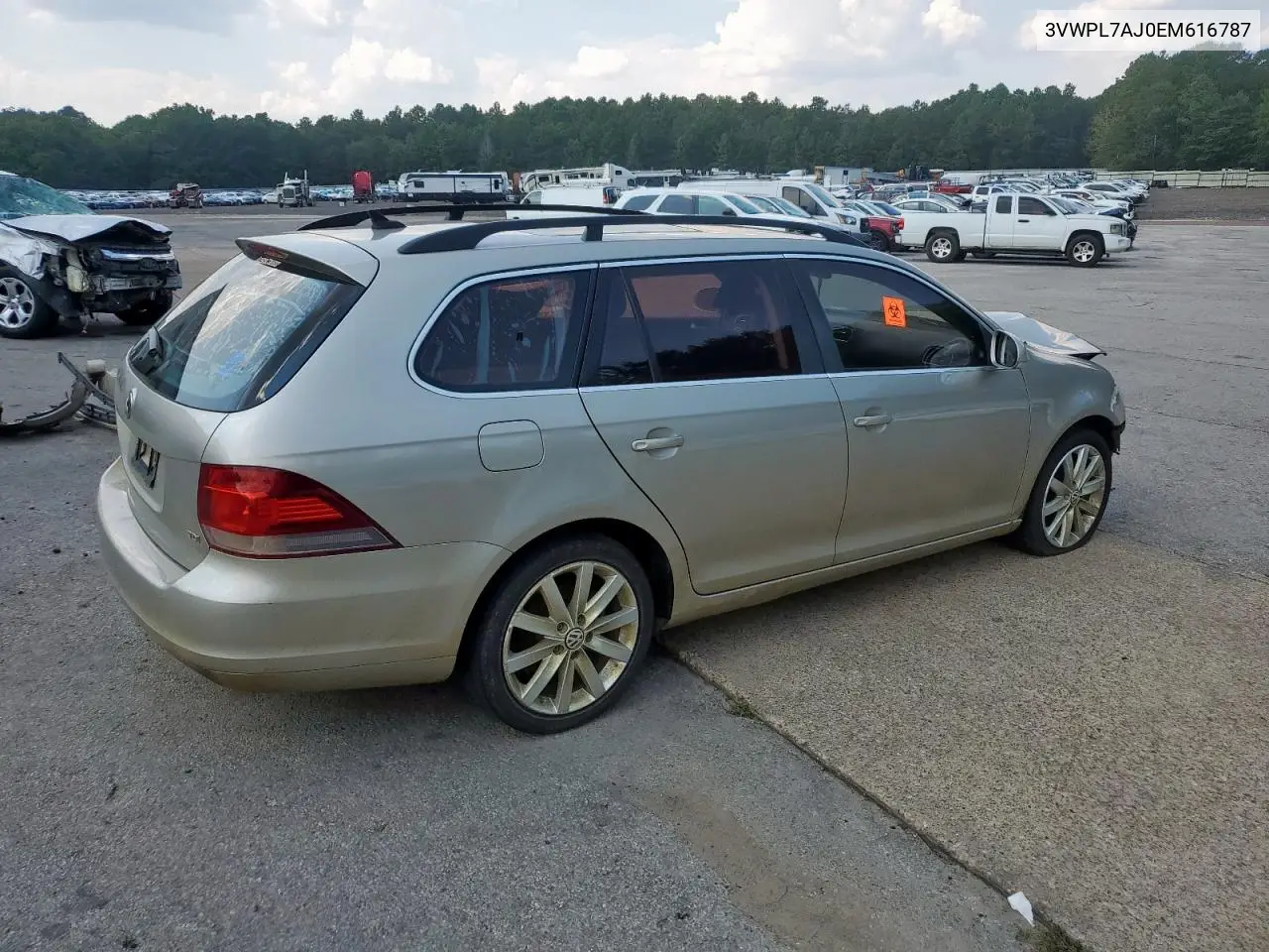 3VWPL7AJ0EM616787 2014 Volkswagen Jetta Tdi